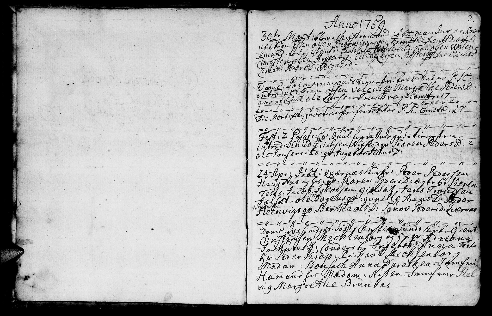 Ministerialprotokoller, klokkerbøker og fødselsregistre - Møre og Romsdal, AV/SAT-A-1454/569/L0816: Parish register (official) no. 569A02, 1759-1805, p. 2-3