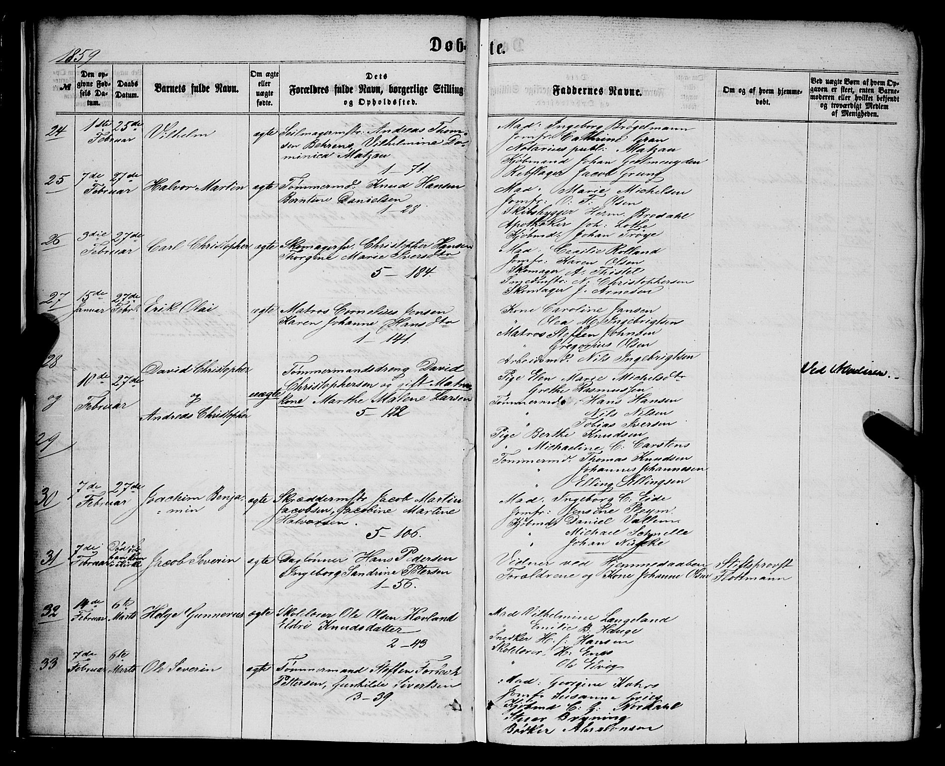 Nykirken Sokneprestembete, AV/SAB-A-77101/H/Haa/L0015: Parish register (official) no. B 2, 1858-1869, p. 13