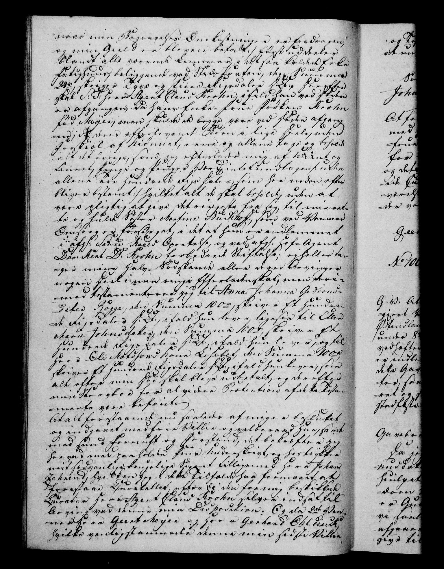 Danske Kanselli 1800-1814, RA/EA-3024/H/Hf/Hfb/Hfba/L0002: Registranter, 1802-1804, p. 96b