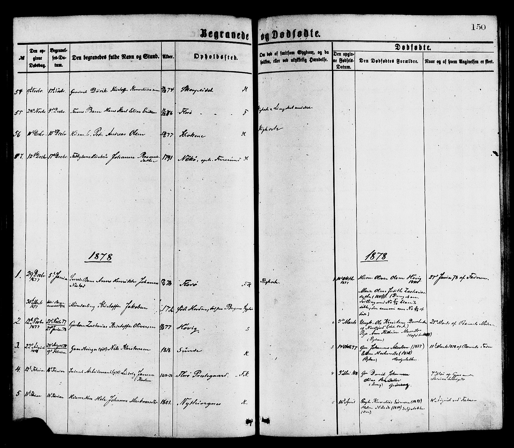 Kinn sokneprestembete, AV/SAB-A-80801/H/Haa/Haaa/L0013: Parish register (official) no. A 13, 1870-1885, p. 150