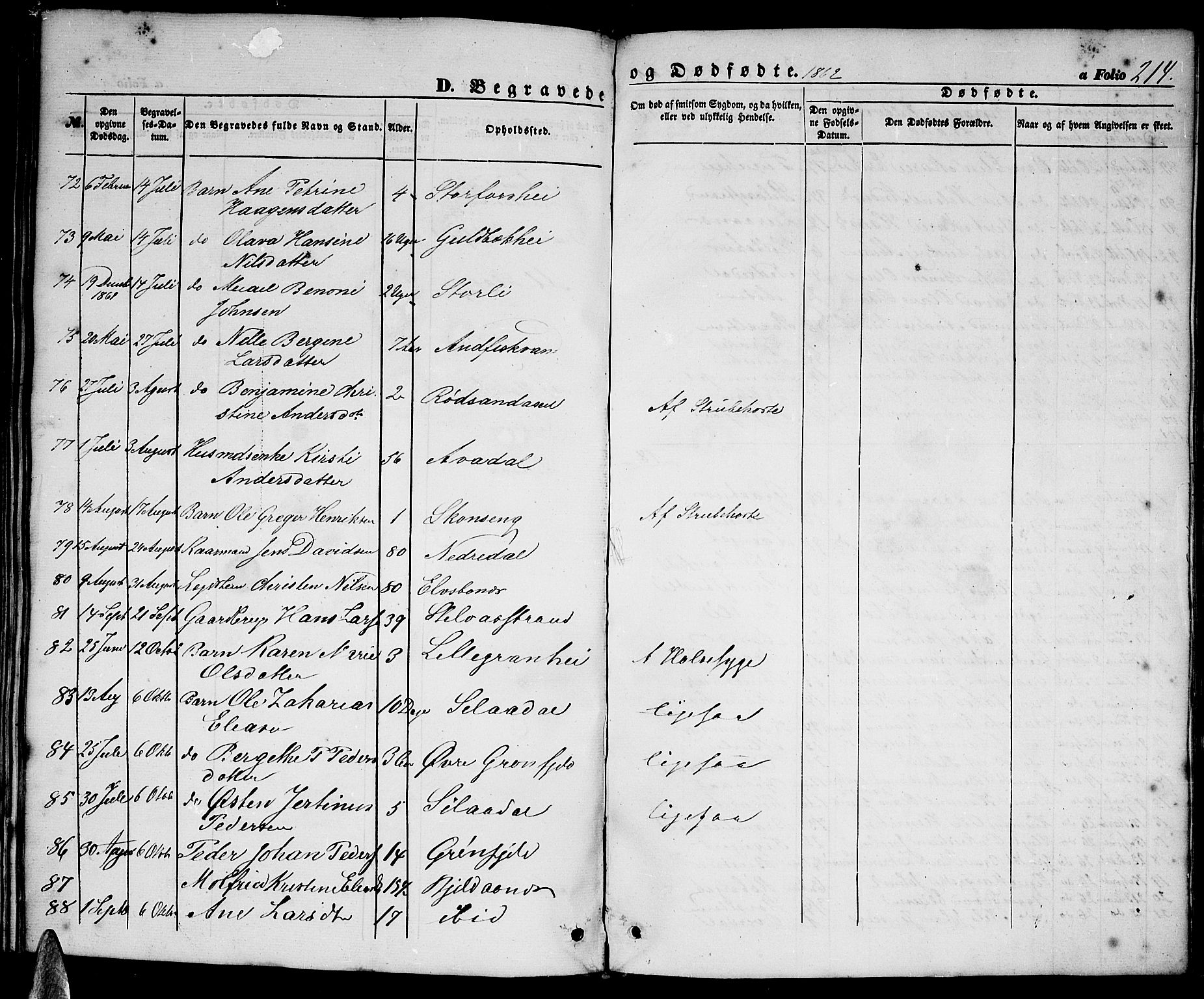 Ministerialprotokoller, klokkerbøker og fødselsregistre - Nordland, SAT/A-1459/827/L0414: Parish register (copy) no. 827C03, 1853-1865, p. 214