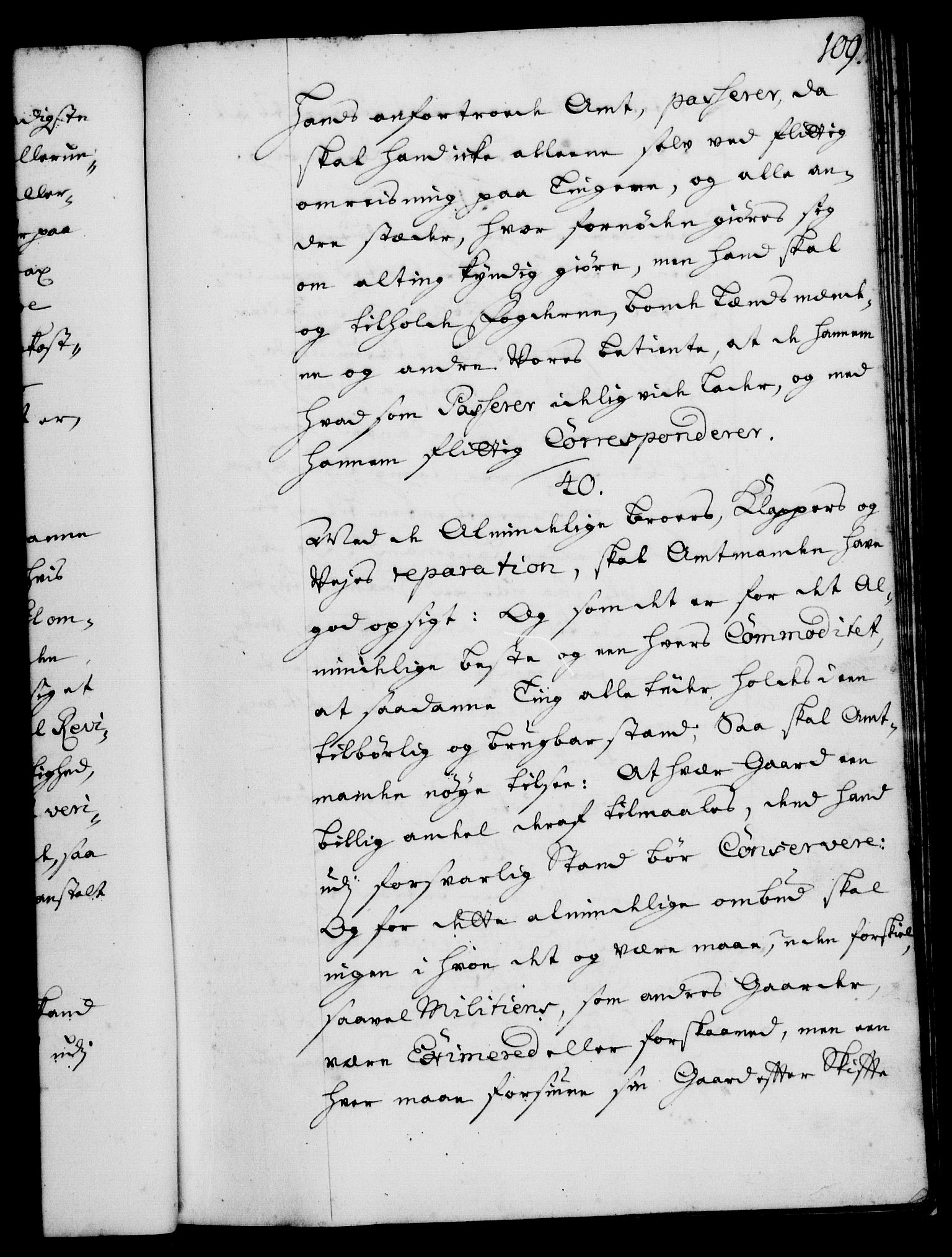 Rentekammeret, Kammerkanselliet, RA/EA-3111/G/Gg/Ggi/L0001: Norsk instruksjonsprotokoll med register (merket RK 53.34), 1720-1729, p. 109