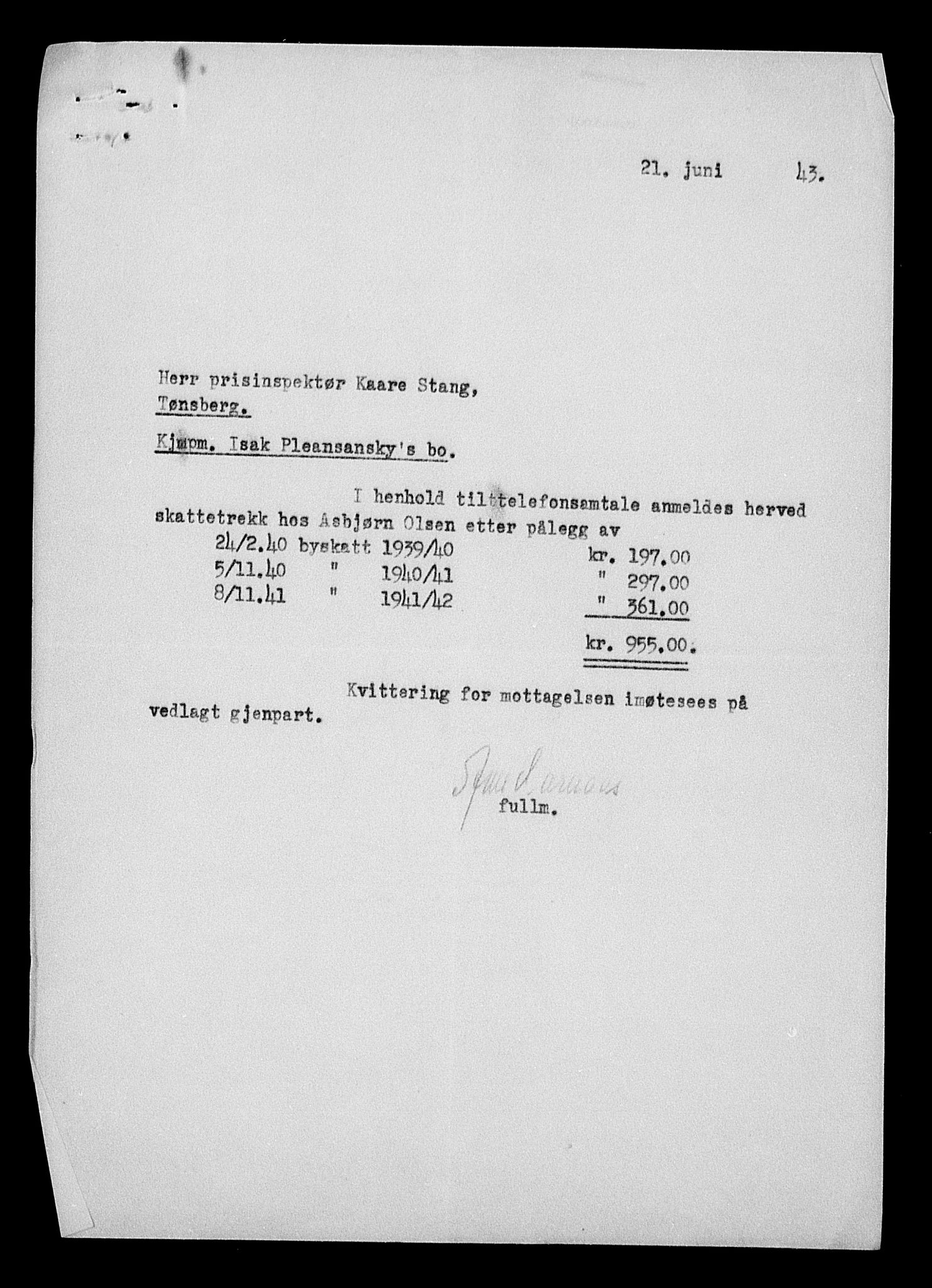 Justisdepartementet, Tilbakeføringskontoret for inndratte formuer, AV/RA-S-1564/H/Hc/Hcd/L1004: --, 1945-1947, p. 39