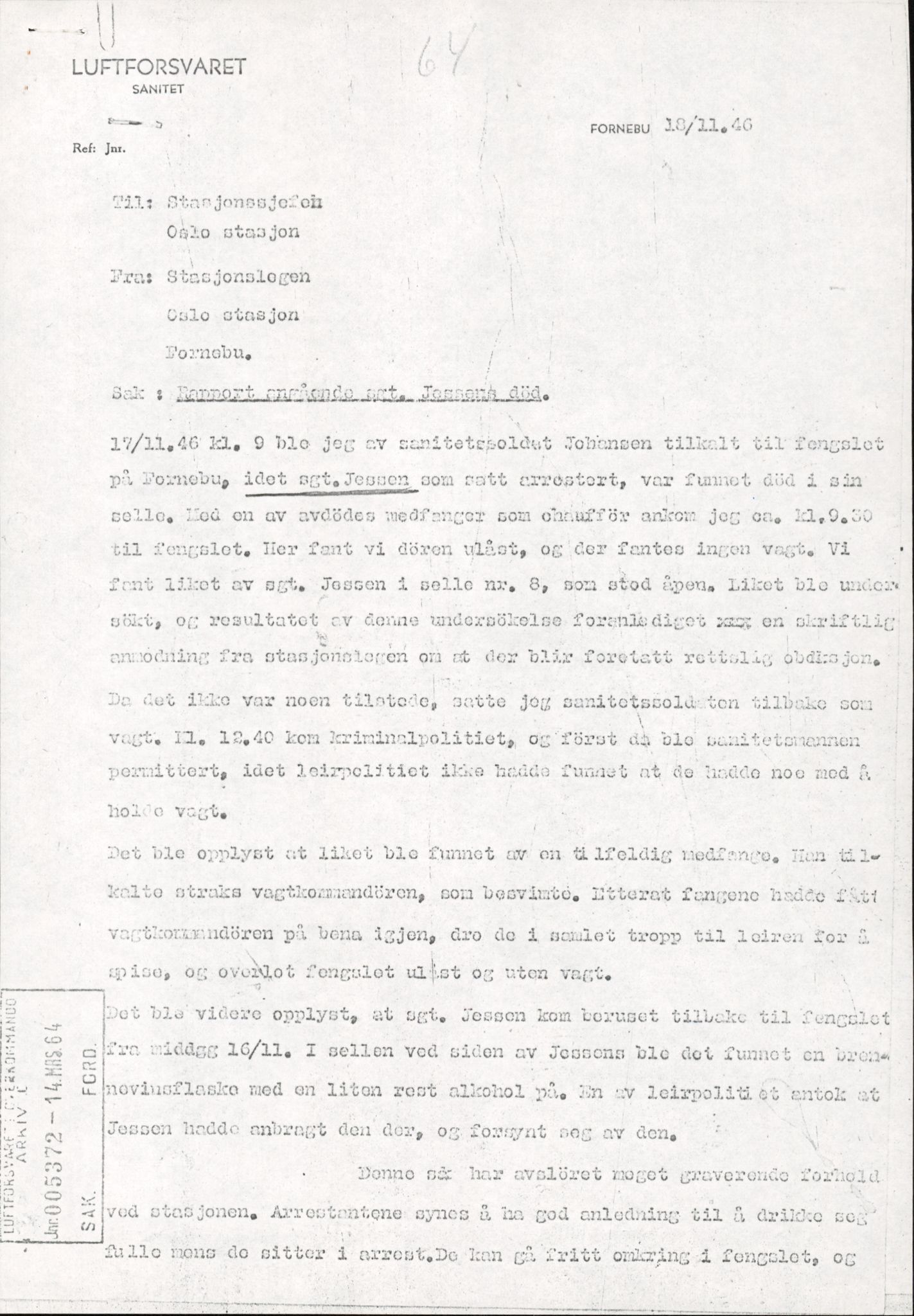 Forsvaret, Forsvarets overkommando/Luftforsvarsstaben, AV/RA-RAFA-4079/P/Pa/L0013: Personellmapper, 1905, p. 268