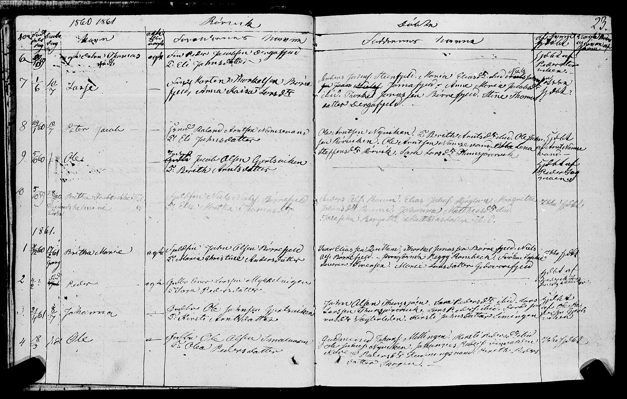 Ministerialprotokoller, klokkerbøker og fødselsregistre - Nord-Trøndelag, SAT/A-1458/762/L0538: Parish register (official) no. 762A02 /1, 1833-1879, p. 23