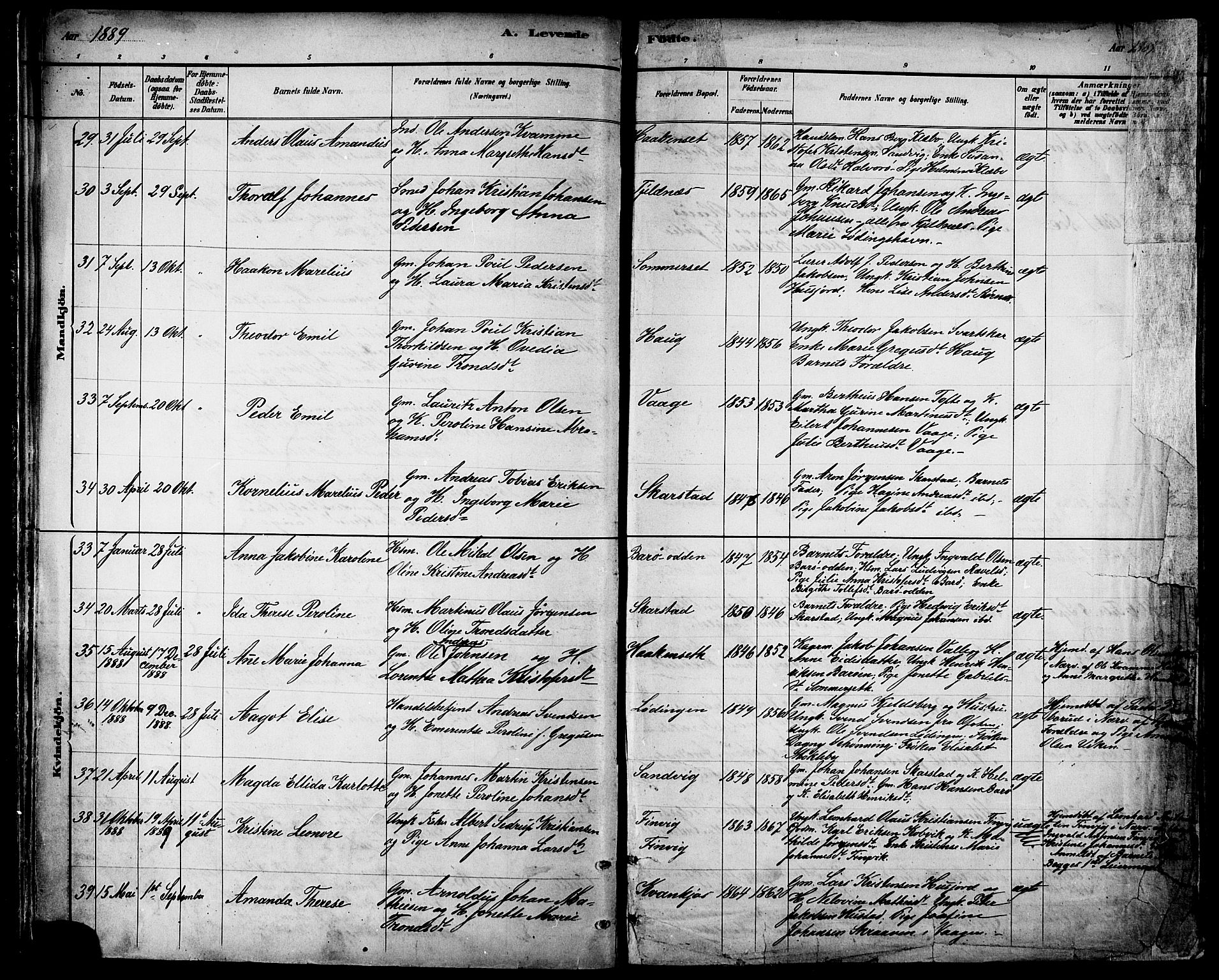Ministerialprotokoller, klokkerbøker og fødselsregistre - Nordland, SAT/A-1459/872/L1035: Parish register (official) no. 872A10, 1884-1896, p. 24