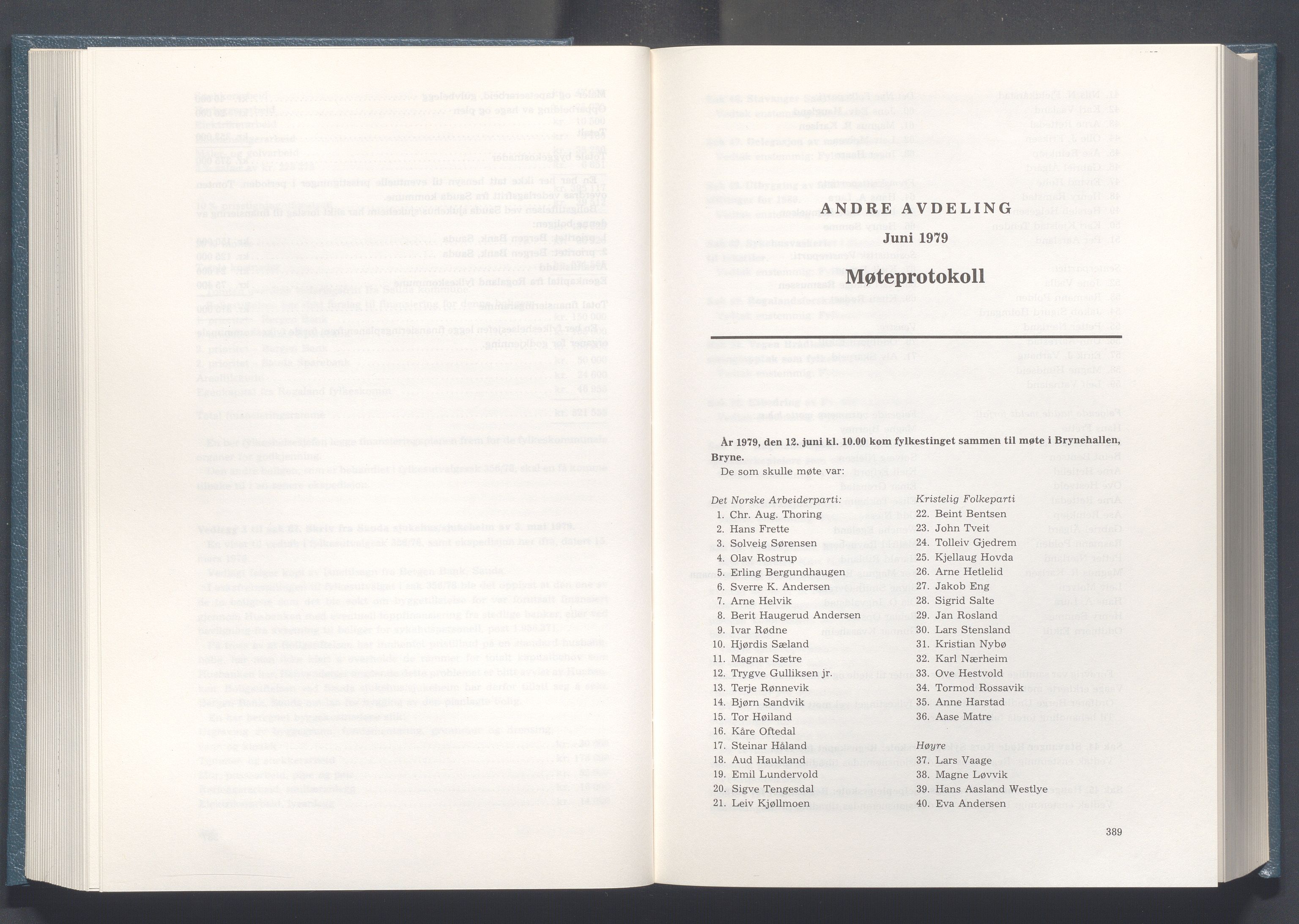 Rogaland fylkeskommune - Fylkesrådmannen , IKAR/A-900/A/Aa/Aaa/L0099: Møtebok , 1979, p. 388-389