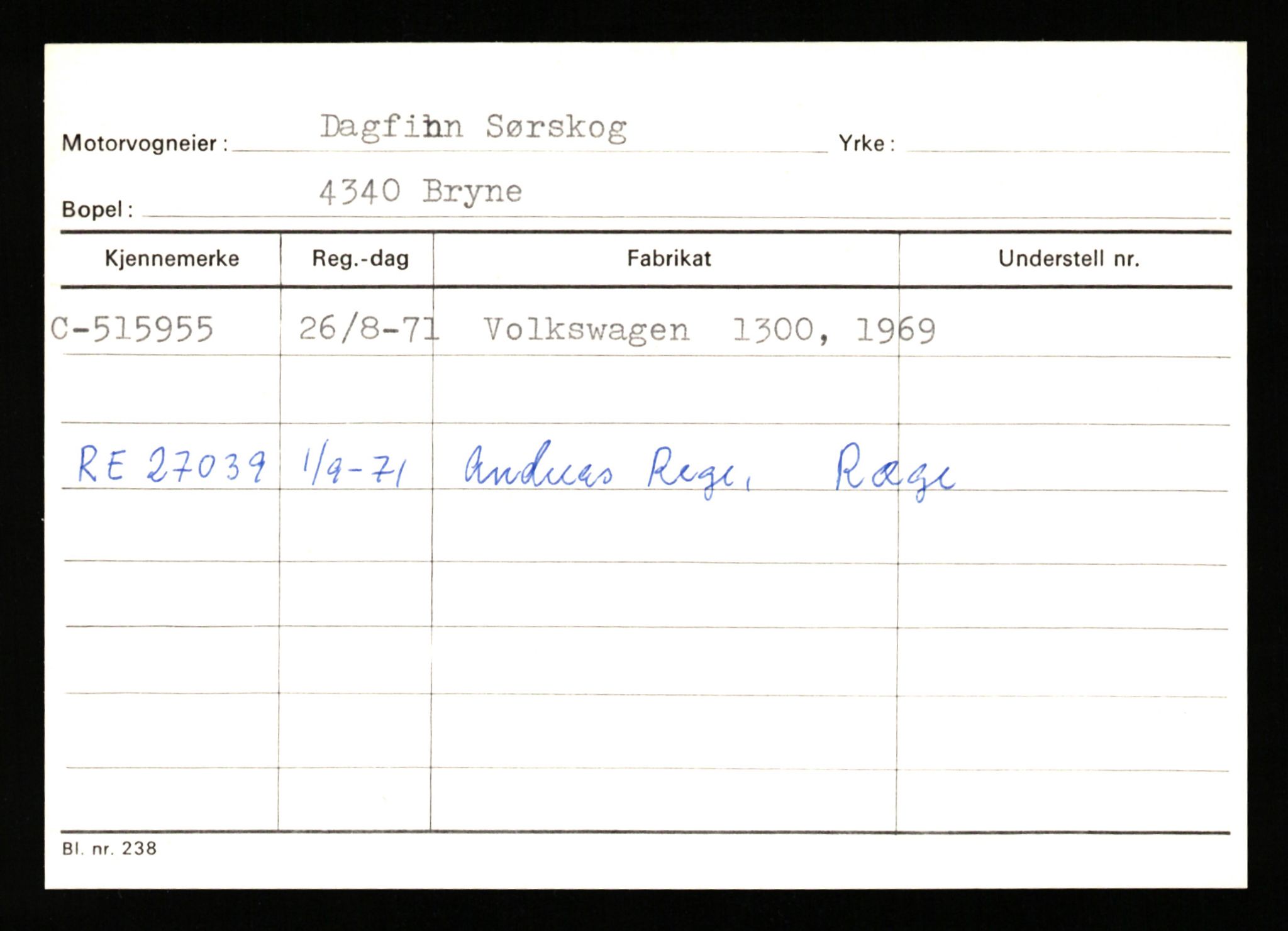 Stavanger trafikkstasjon, SAST/A-101942/0/G/L0012: Registreringsnummer: 363571 - 800000, 1930-1971, p. 857