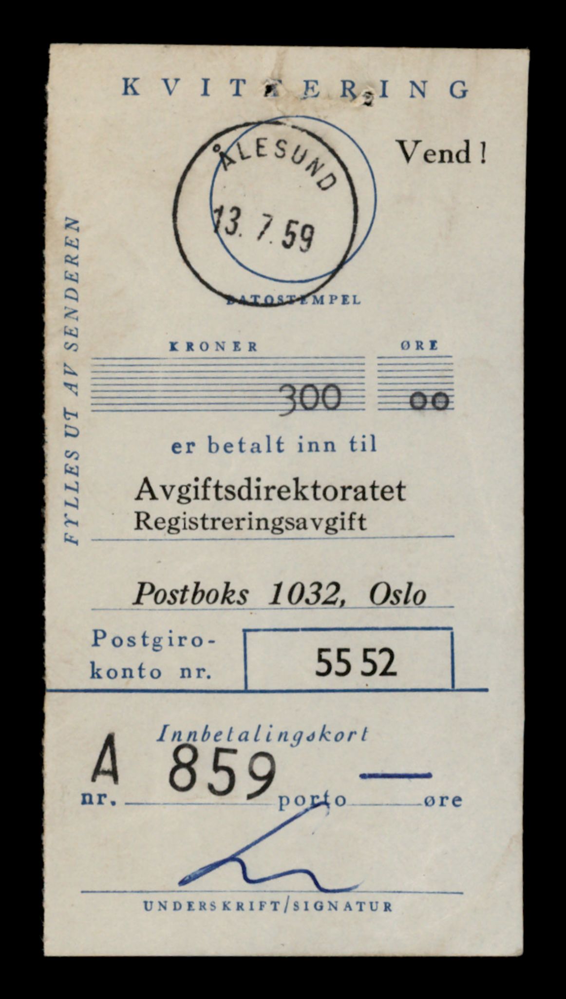 Møre og Romsdal vegkontor - Ålesund trafikkstasjon, SAT/A-4099/F/Fe/L0013: Registreringskort for kjøretøy T 1451 - T 1564, 1927-1998, p. 2477