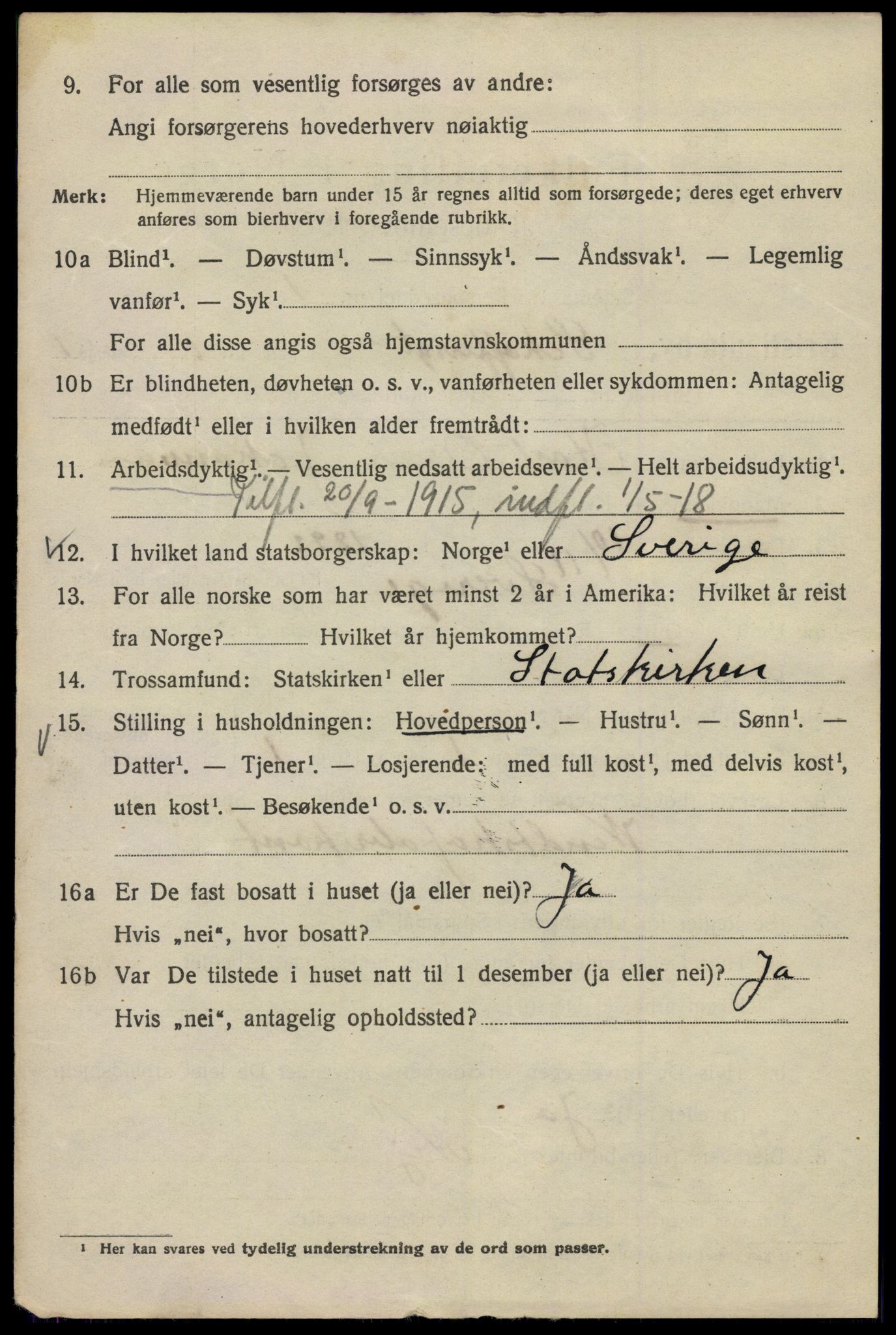 SAO, 1920 census for Kristiania, 1920, p. 501390