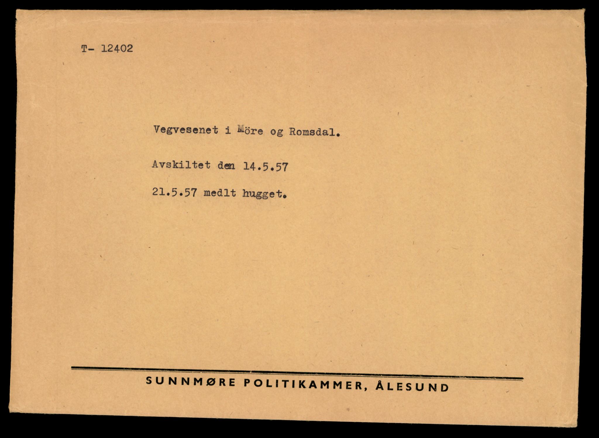 Møre og Romsdal vegkontor - Ålesund trafikkstasjon, AV/SAT-A-4099/F/Fe/L0033: Registreringskort for kjøretøy T 12151 - T 12474, 1927-1998, p. 2905
