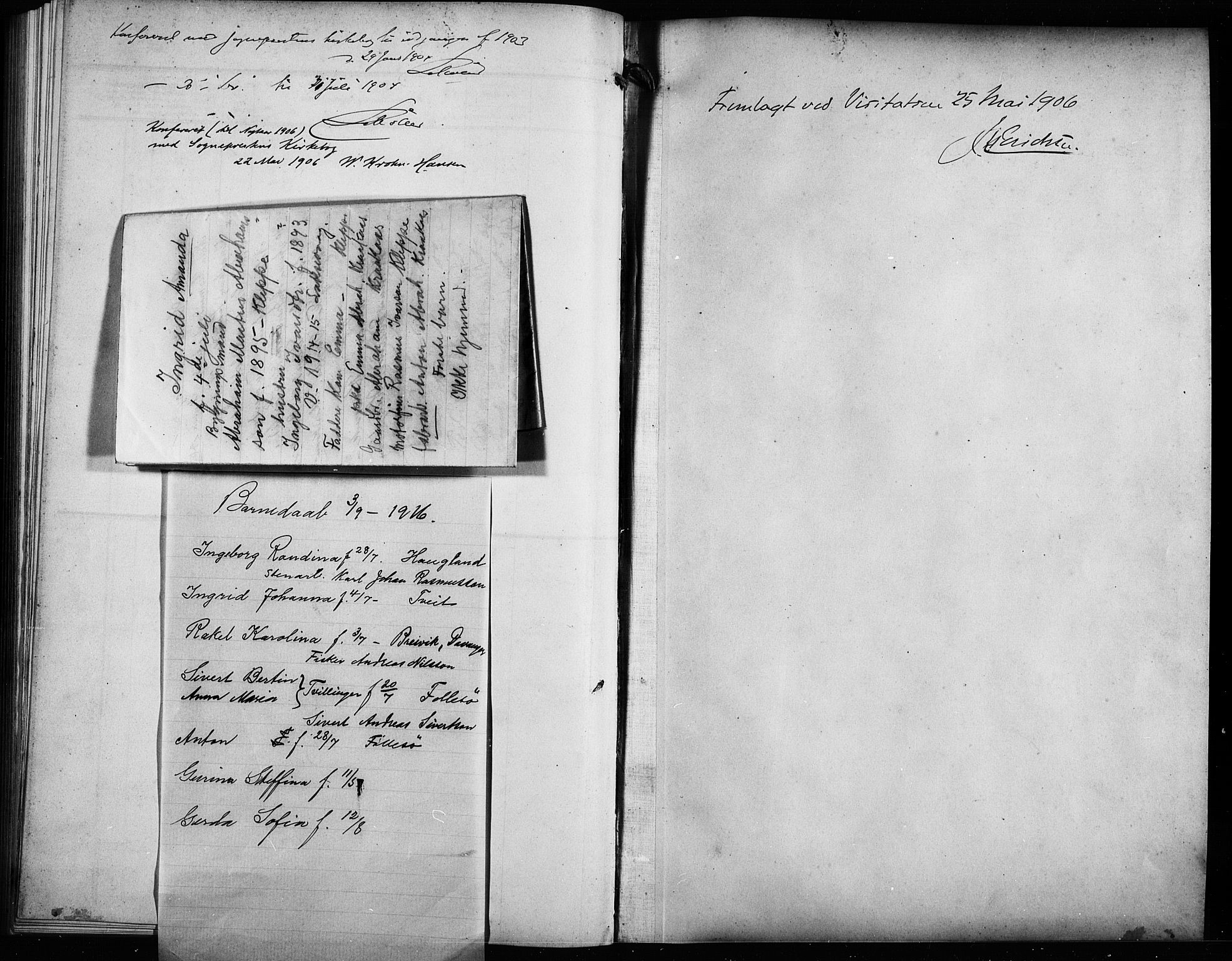Askøy Sokneprestembete, SAB/A-74101/H/Ha/Hab/Haba/L0010: Parish register (copy) no. A 10, 1903-1907