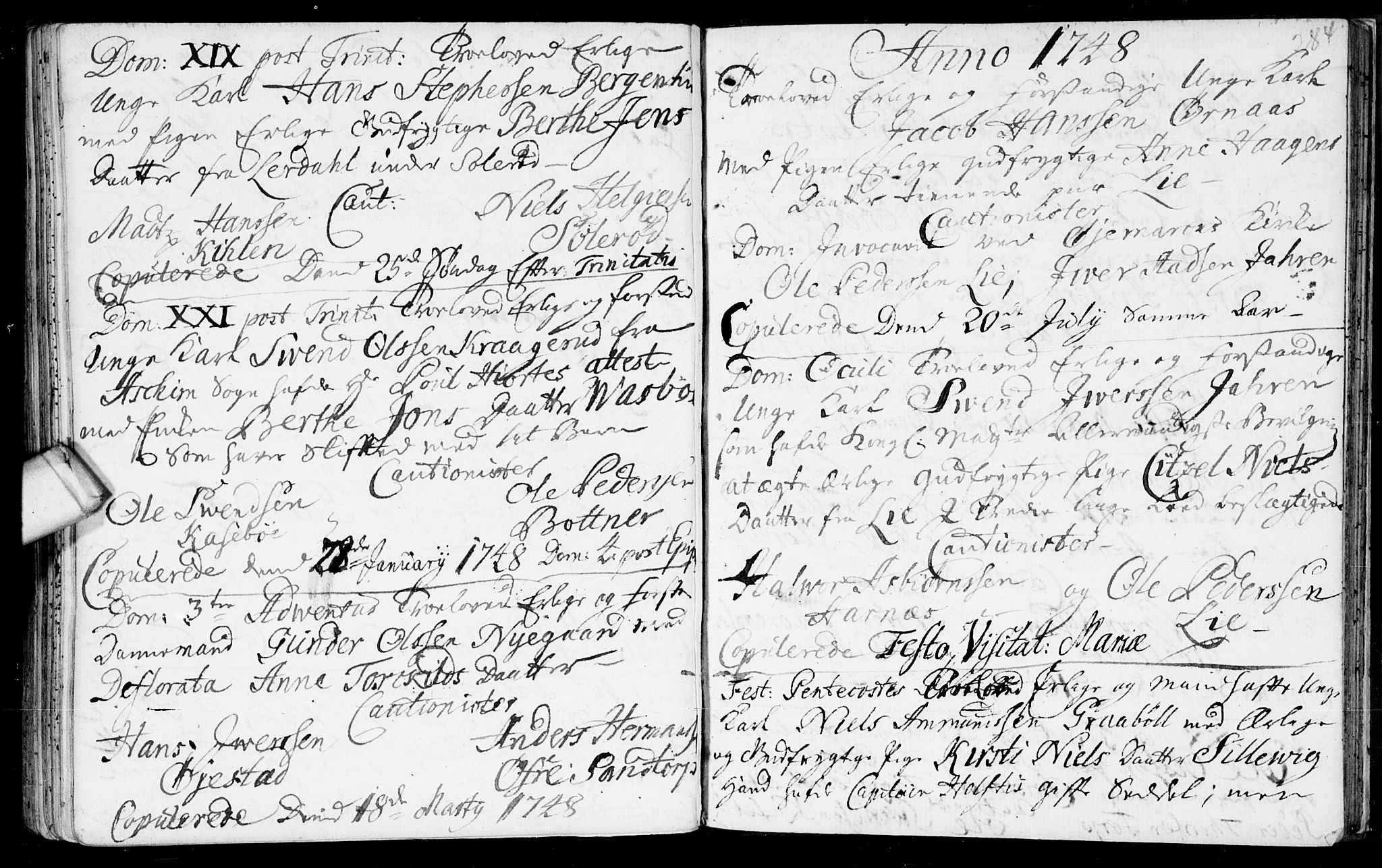 Aremark prestekontor Kirkebøker, AV/SAO-A-10899/F/Fb/L0002: Parish register (official) no.  II 2, 1745-1795, p. 284