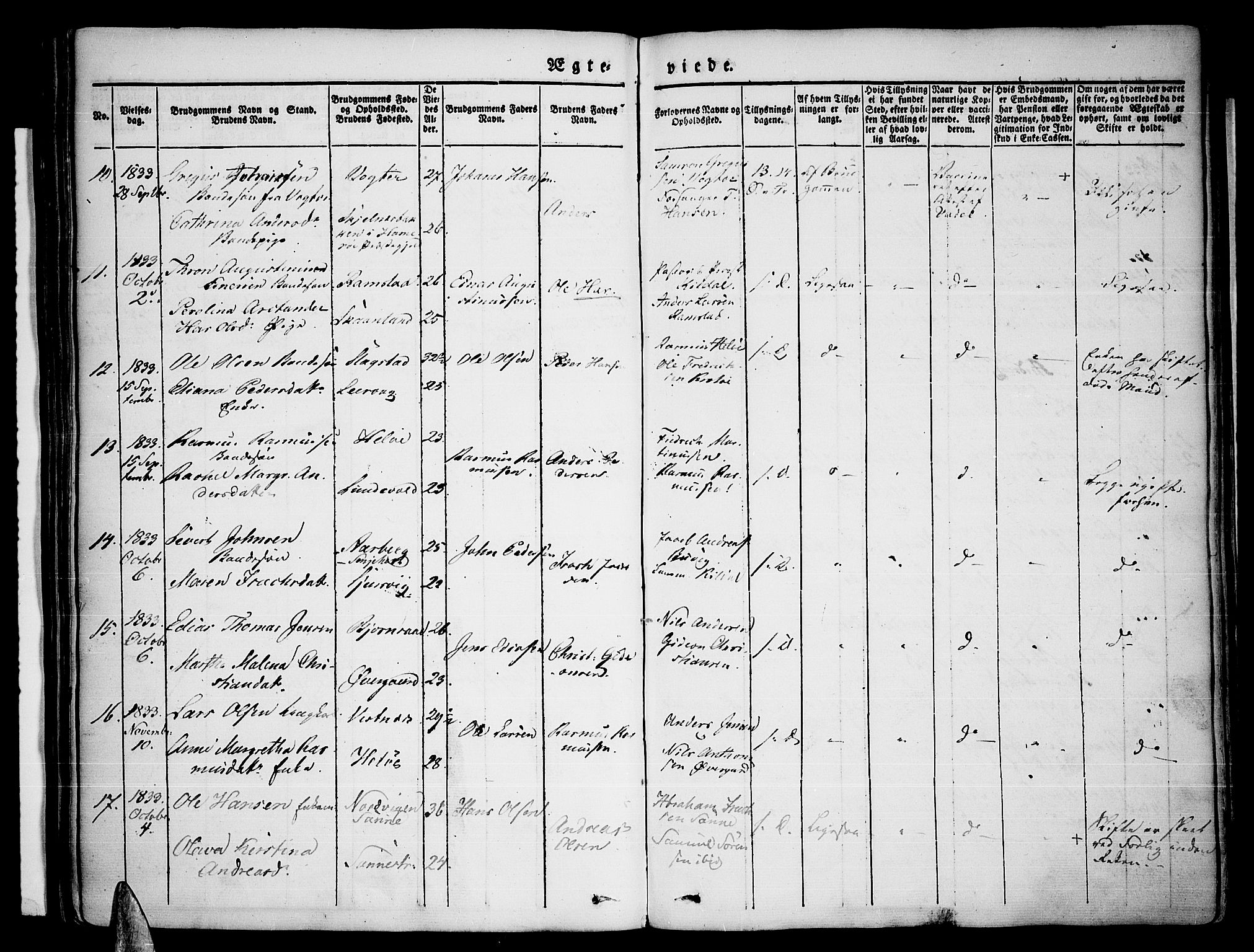 Trondenes sokneprestkontor, AV/SATØ-S-1319/H/Ha/L0007kirke: Parish register (official) no. 7, 1827-1841