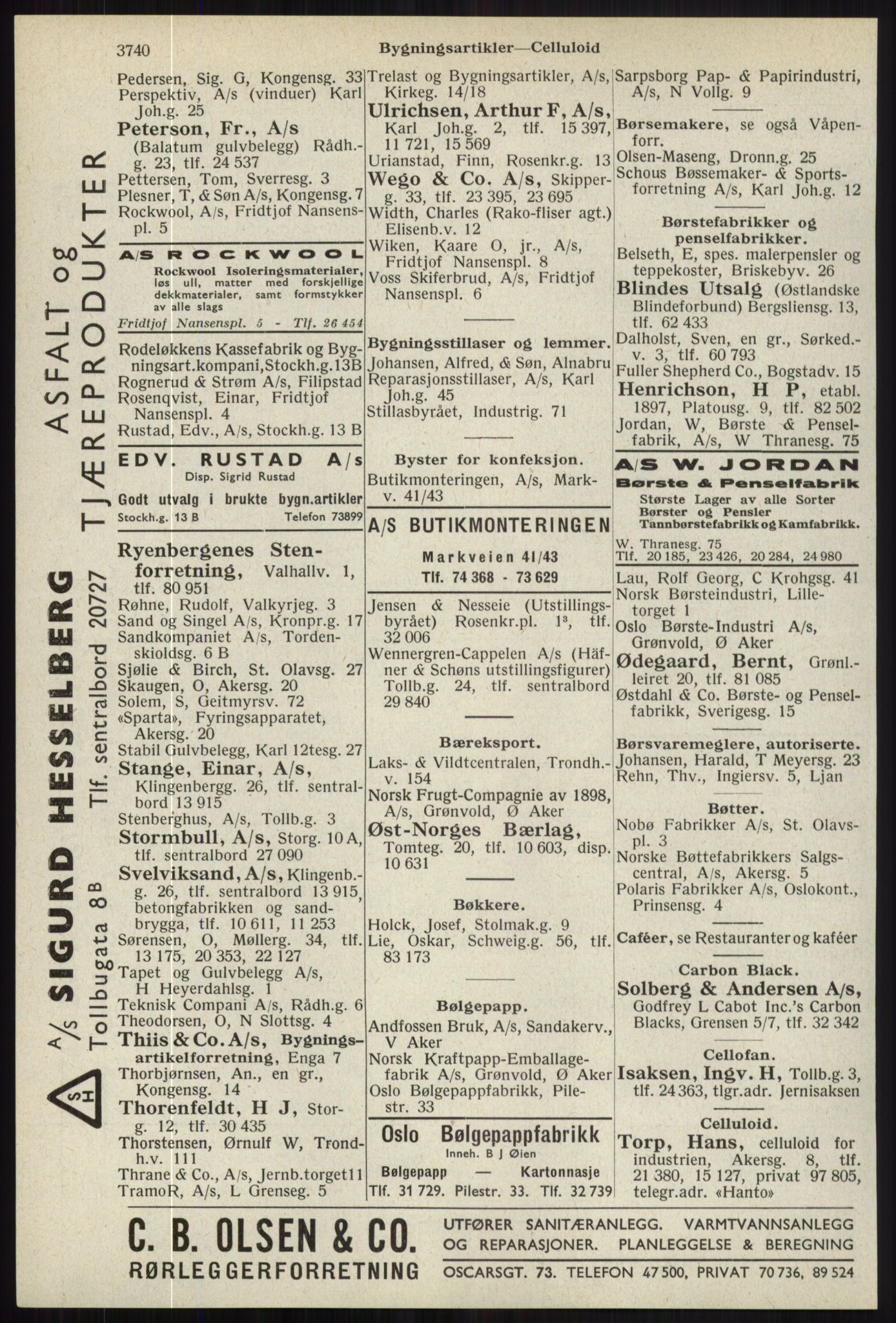 Kristiania/Oslo adressebok, PUBL/-, 1941, p. 2740