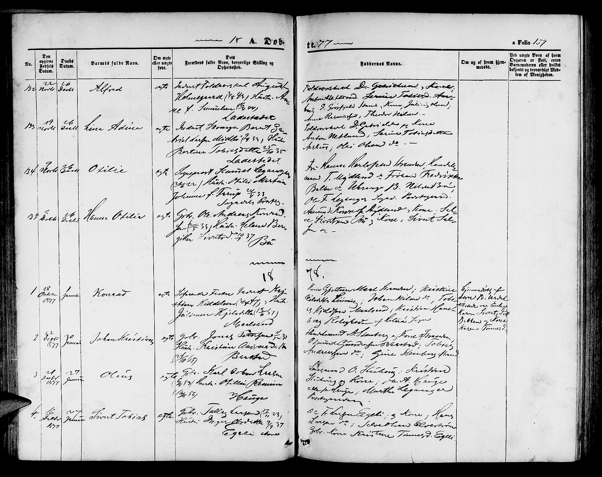 Sokndal sokneprestkontor, SAST/A-101808: Parish register (copy) no. B 3, 1865-1879, p. 159