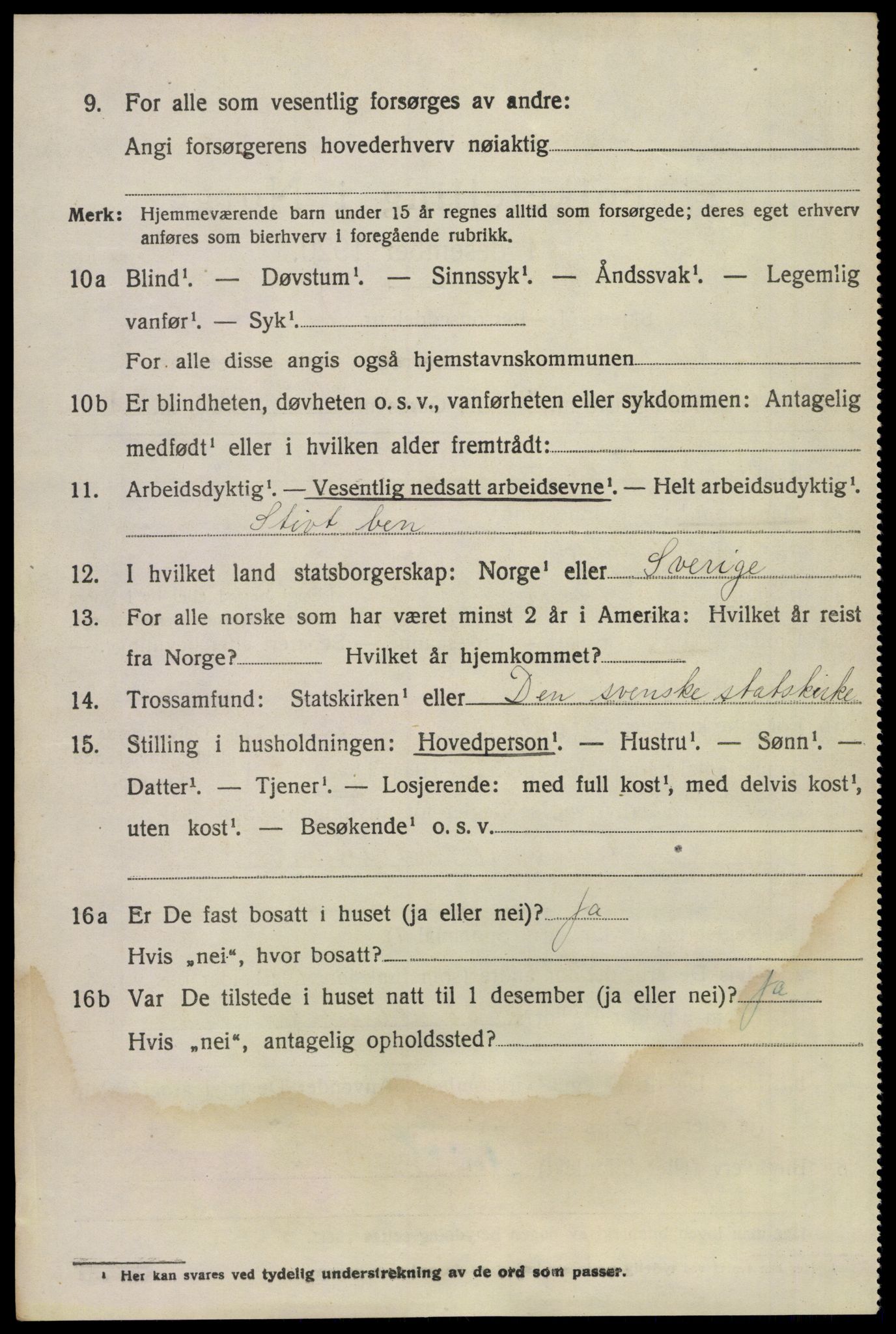 SAKO, 1920 census for Våle, 1920, p. 5479