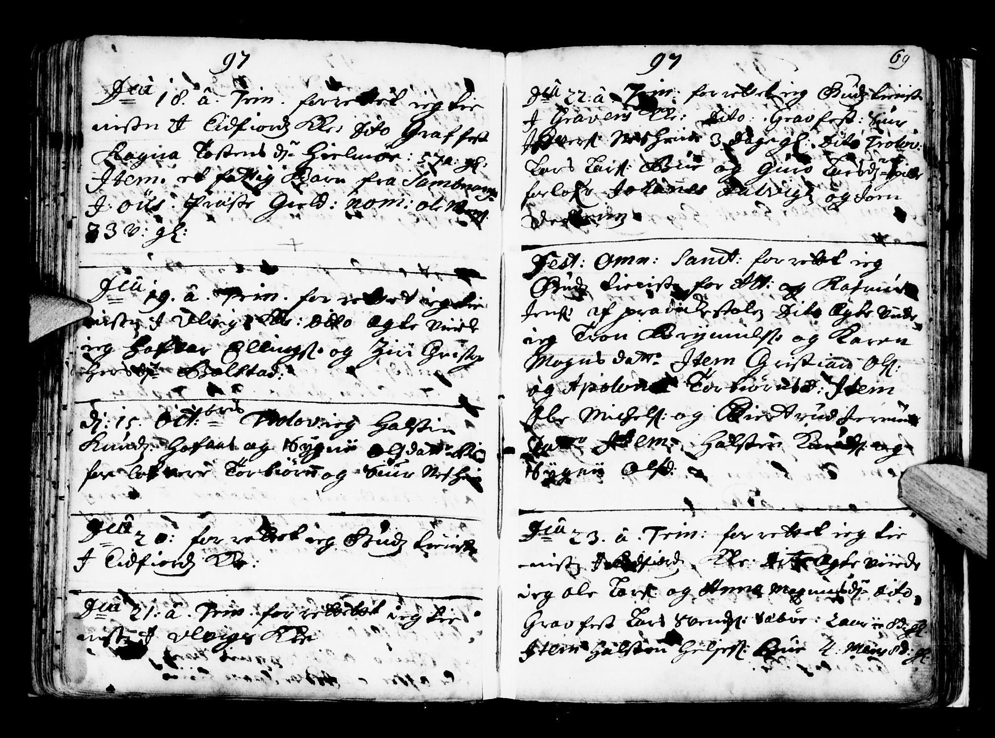 Ulvik sokneprestembete, SAB/A-78801/H/Haa: Parish register (official) no. A 2, 1689-1706, p. 69