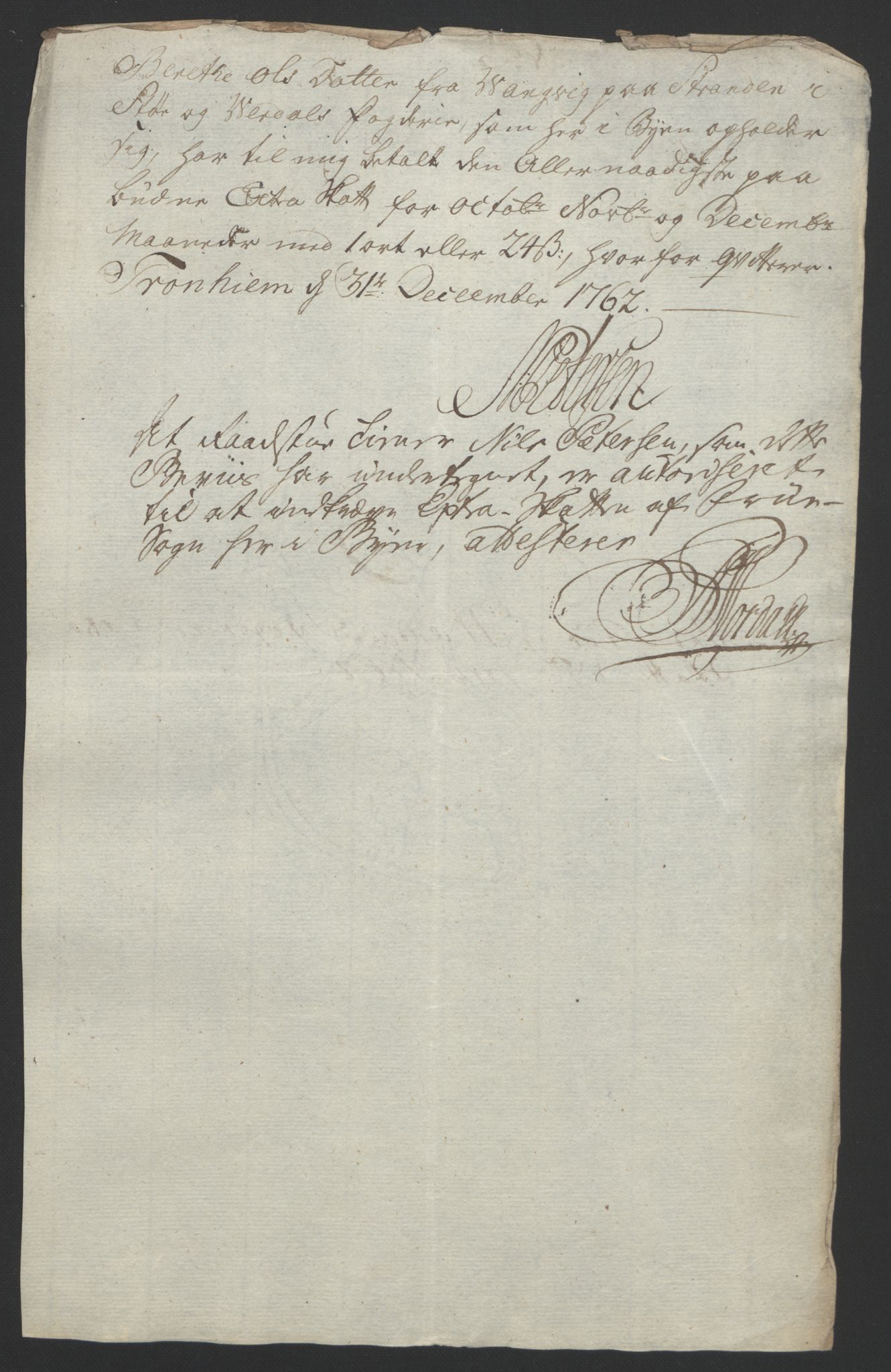 Rentekammeret inntil 1814, Reviderte regnskaper, Fogderegnskap, AV/RA-EA-4092/R62/L4303: Ekstraskatten Stjørdal og Verdal, 1762-1763, p. 15