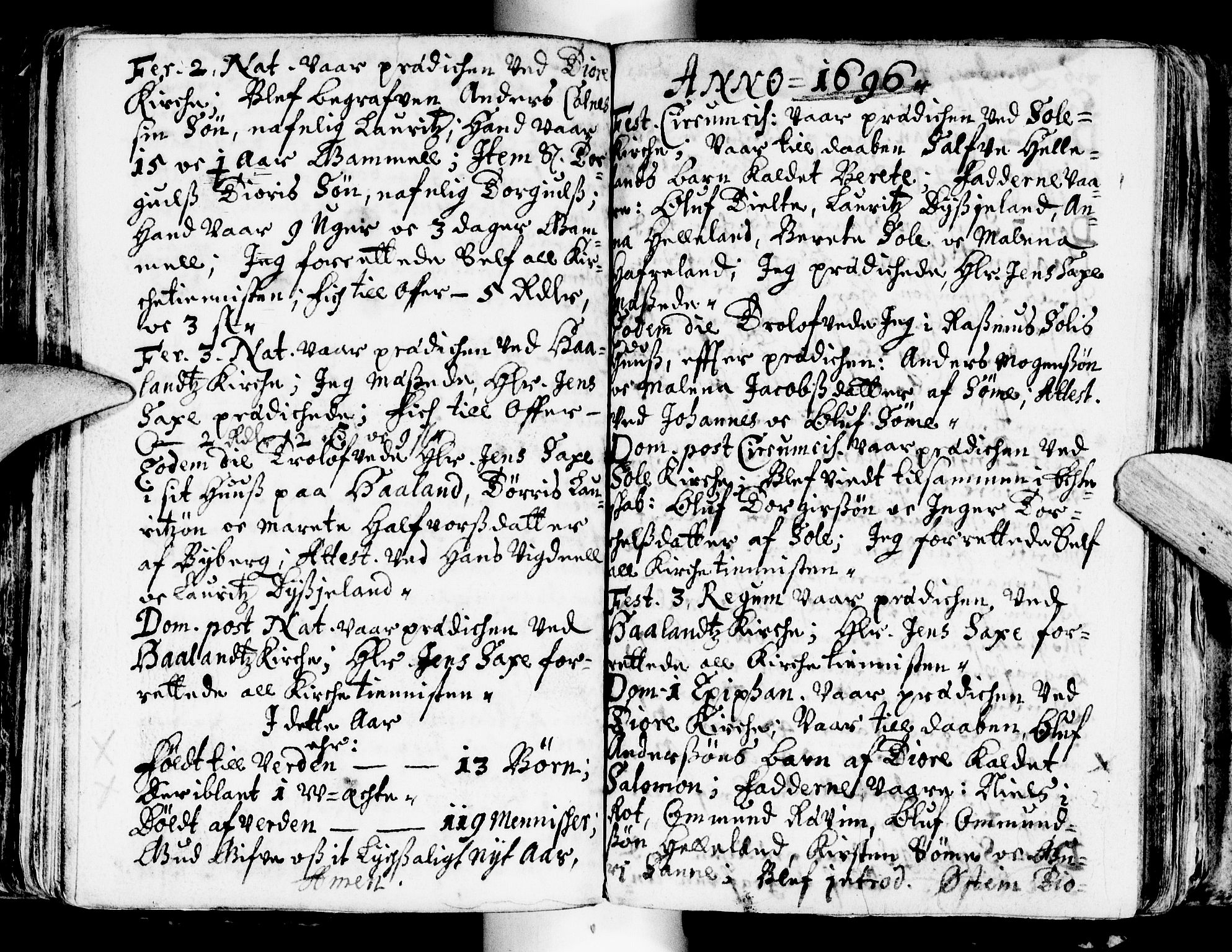 Håland sokneprestkontor, SAST/A-101802/001/30BA/L0001: Parish register (official) no. A 1, 1671-1722