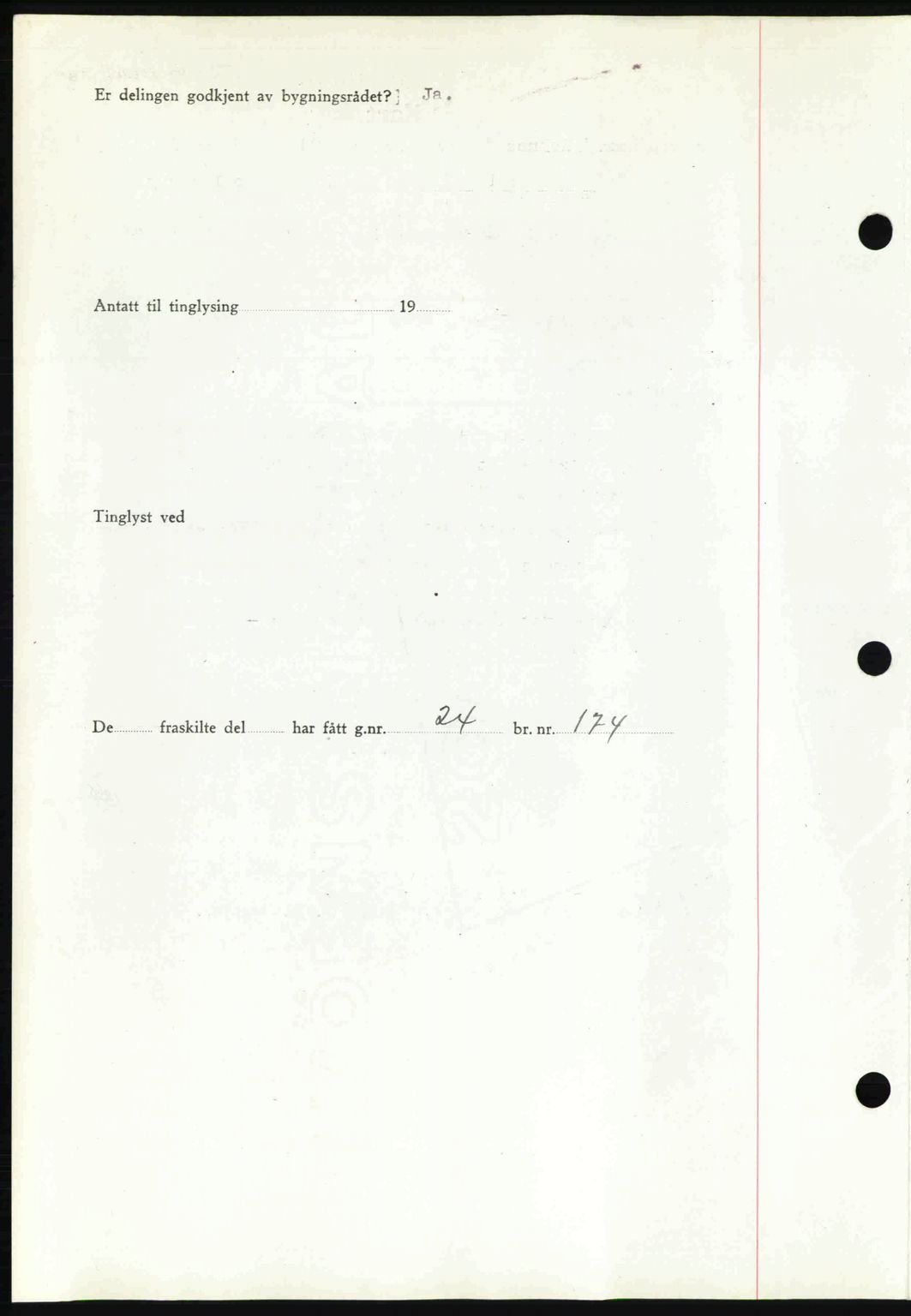 Romsdal sorenskriveri, AV/SAT-A-4149/1/2/2C: Mortgage book no. A11, 1941-1942, Diary no: : 1861/1941