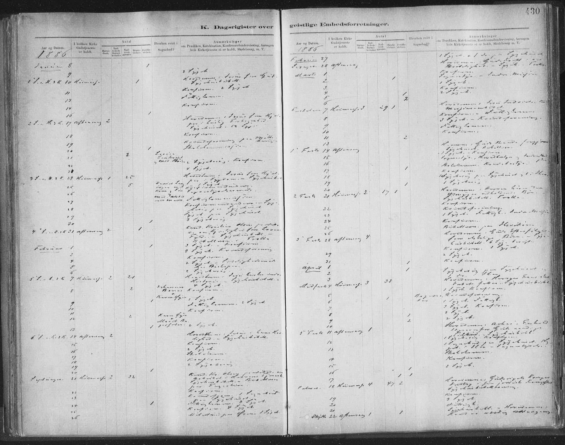 Ministerialprotokoller, klokkerbøker og fødselsregistre - Sør-Trøndelag, SAT/A-1456/603/L0163: Parish register (official) no. 603A02, 1879-1895, p. 430