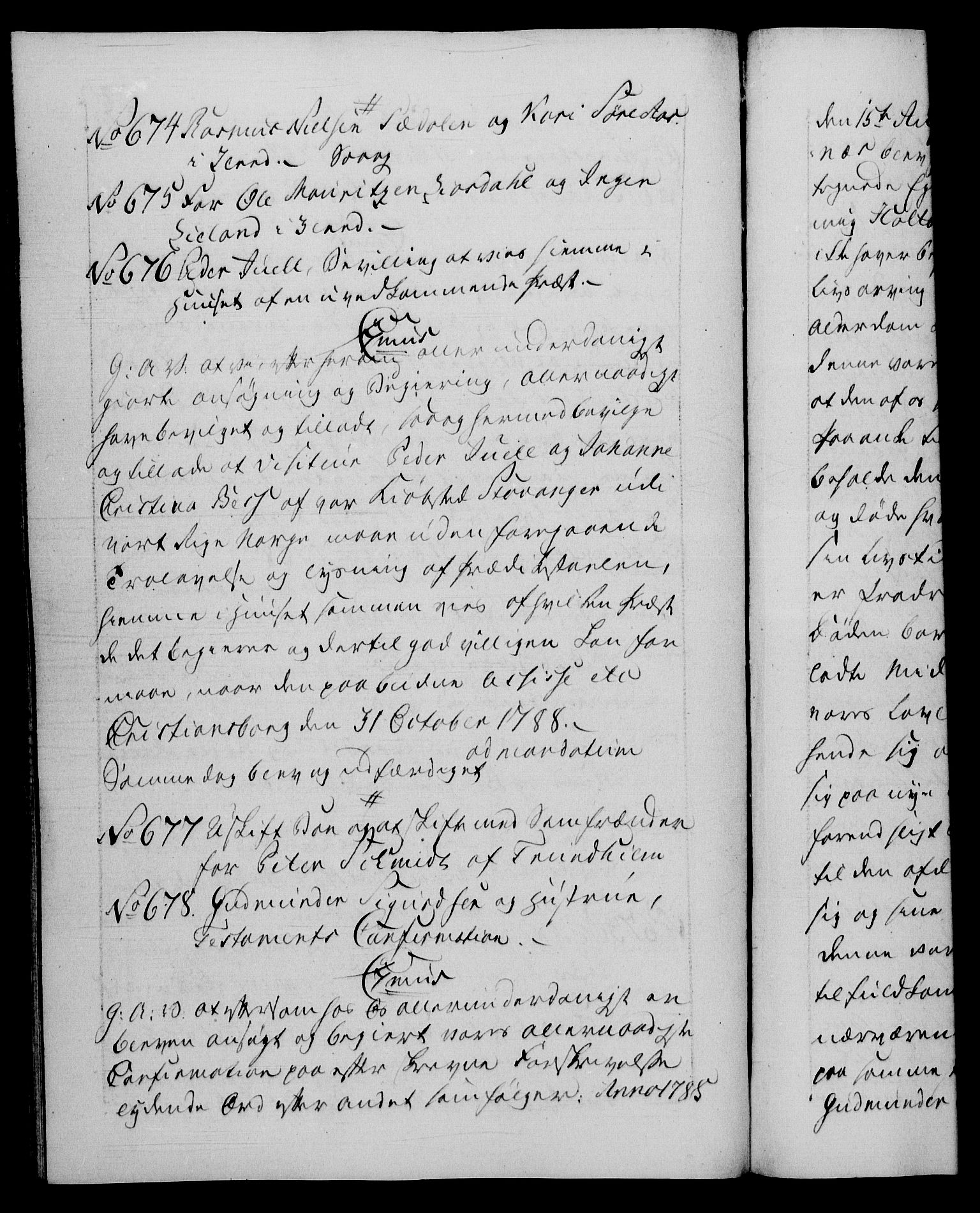 Danske Kanselli 1572-1799, RA/EA-3023/F/Fc/Fca/Fcaa/L0052: Norske registre, 1788-1789, p. 340b