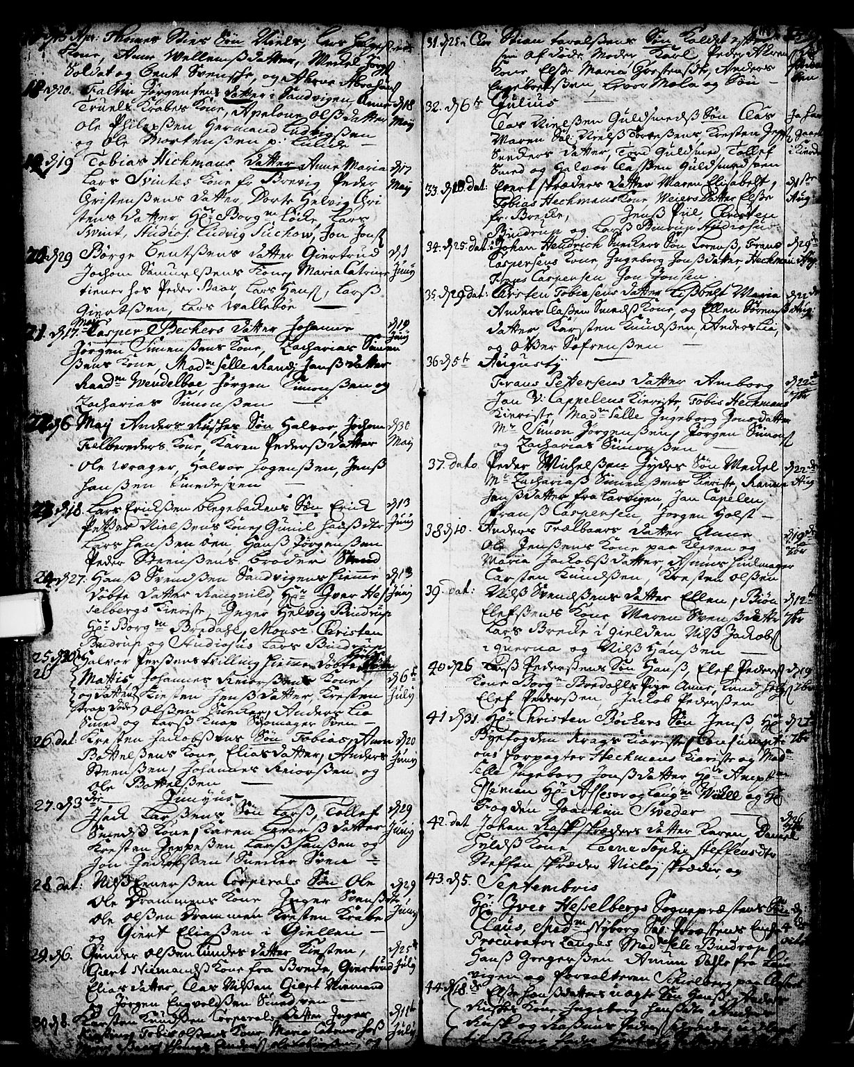 Skien kirkebøker, SAKO/A-302/F/Fa/L0002: Parish register (official) no. 2, 1716-1757, p. 118