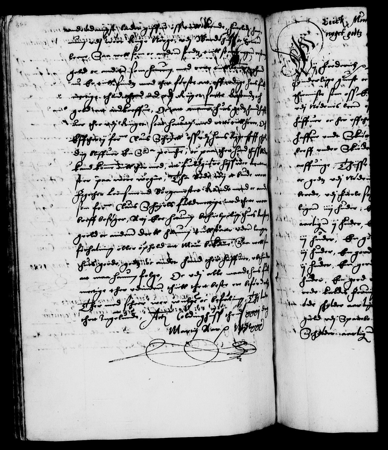 Danske Kanselli 1572-1799, RA/EA-3023/F/Fc/Fca/Fcaa/L0001: Norske registre (mikrofilm), 1572-1588, p. 298b