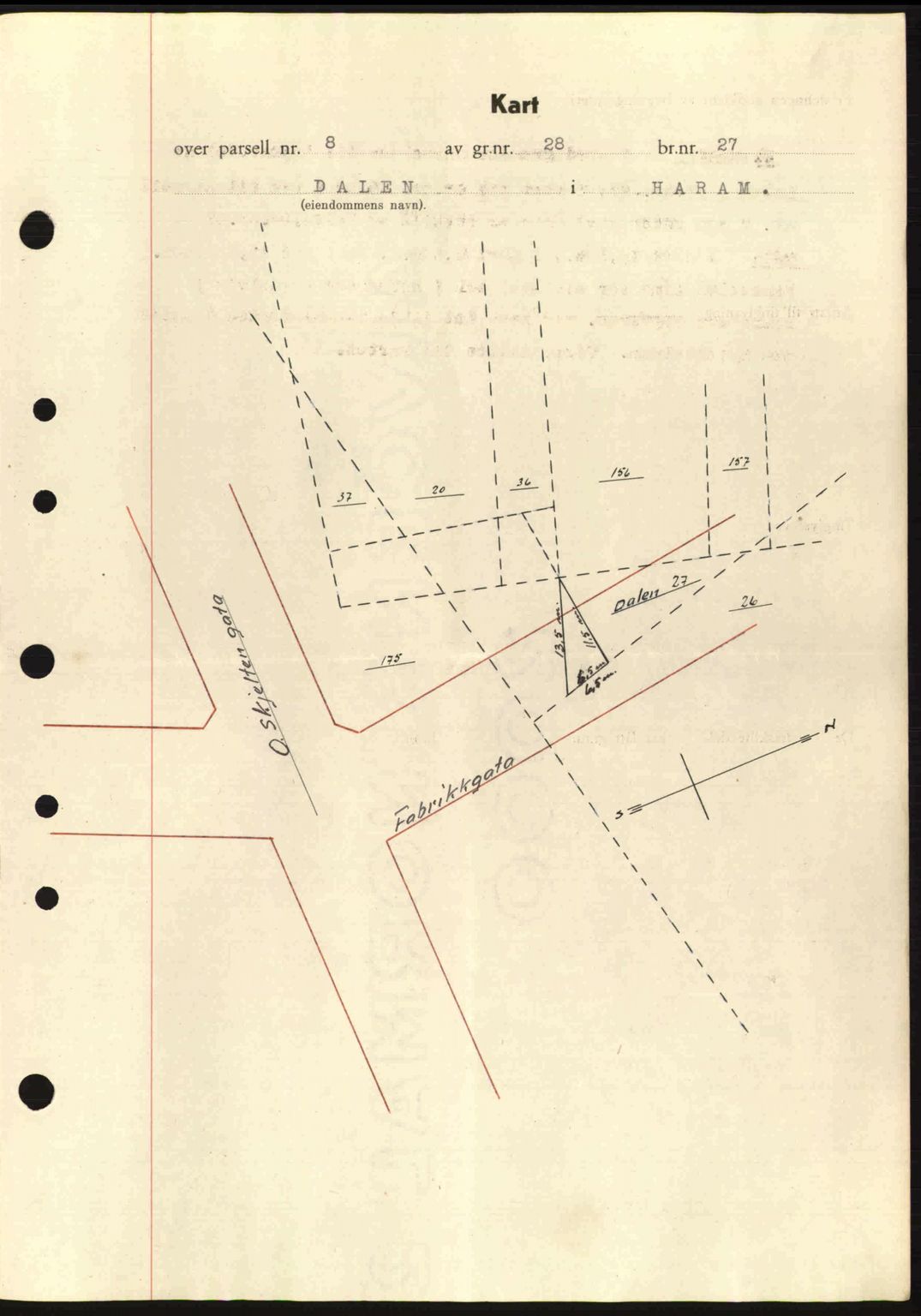 Nordre Sunnmøre sorenskriveri, AV/SAT-A-0006/1/2/2C/2Ca: Mortgage book no. A19, 1944-1945, Diary no: : 572/1945