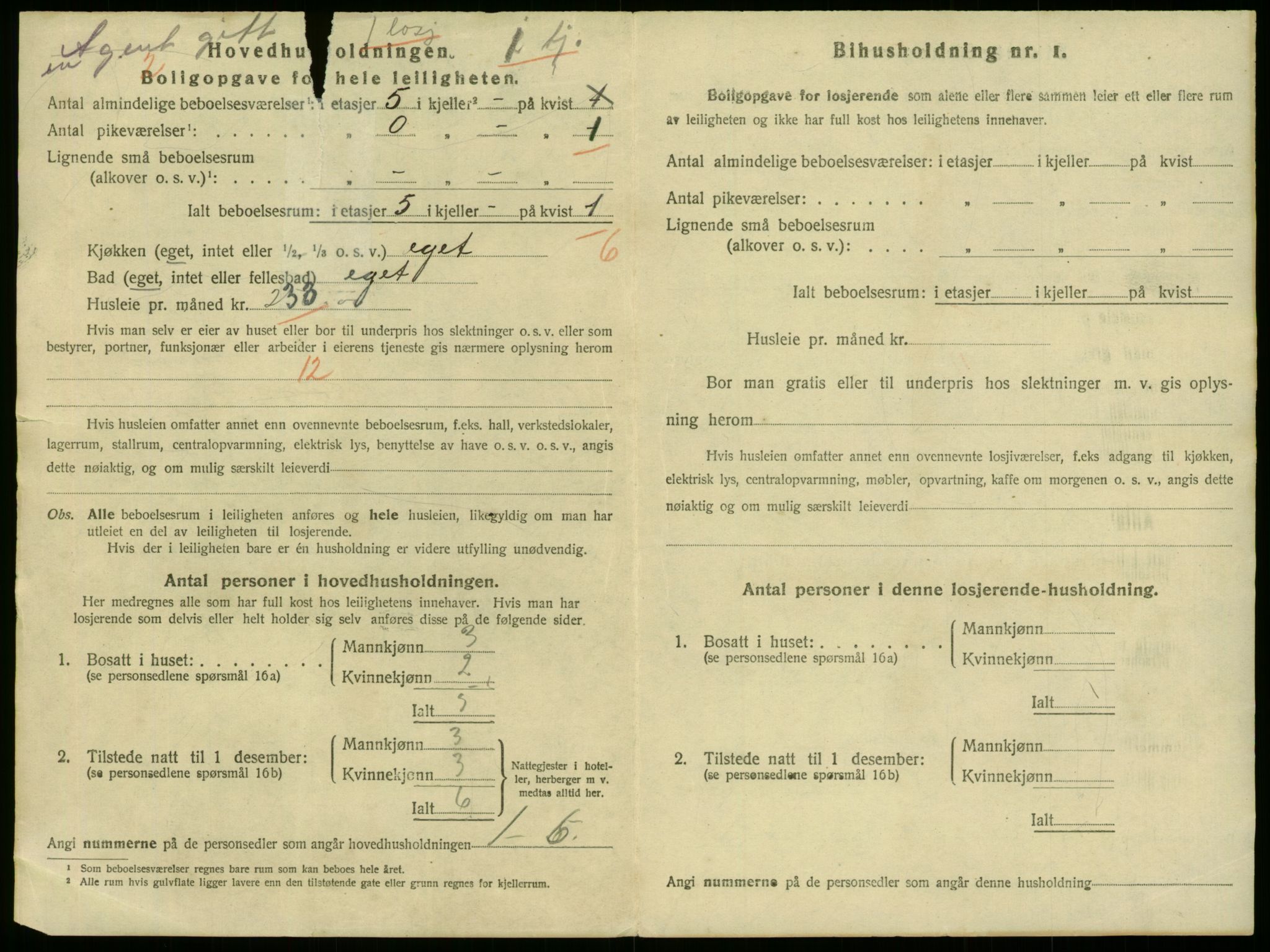 SAB, 1920 census for Bergen, 1920, p. 14270