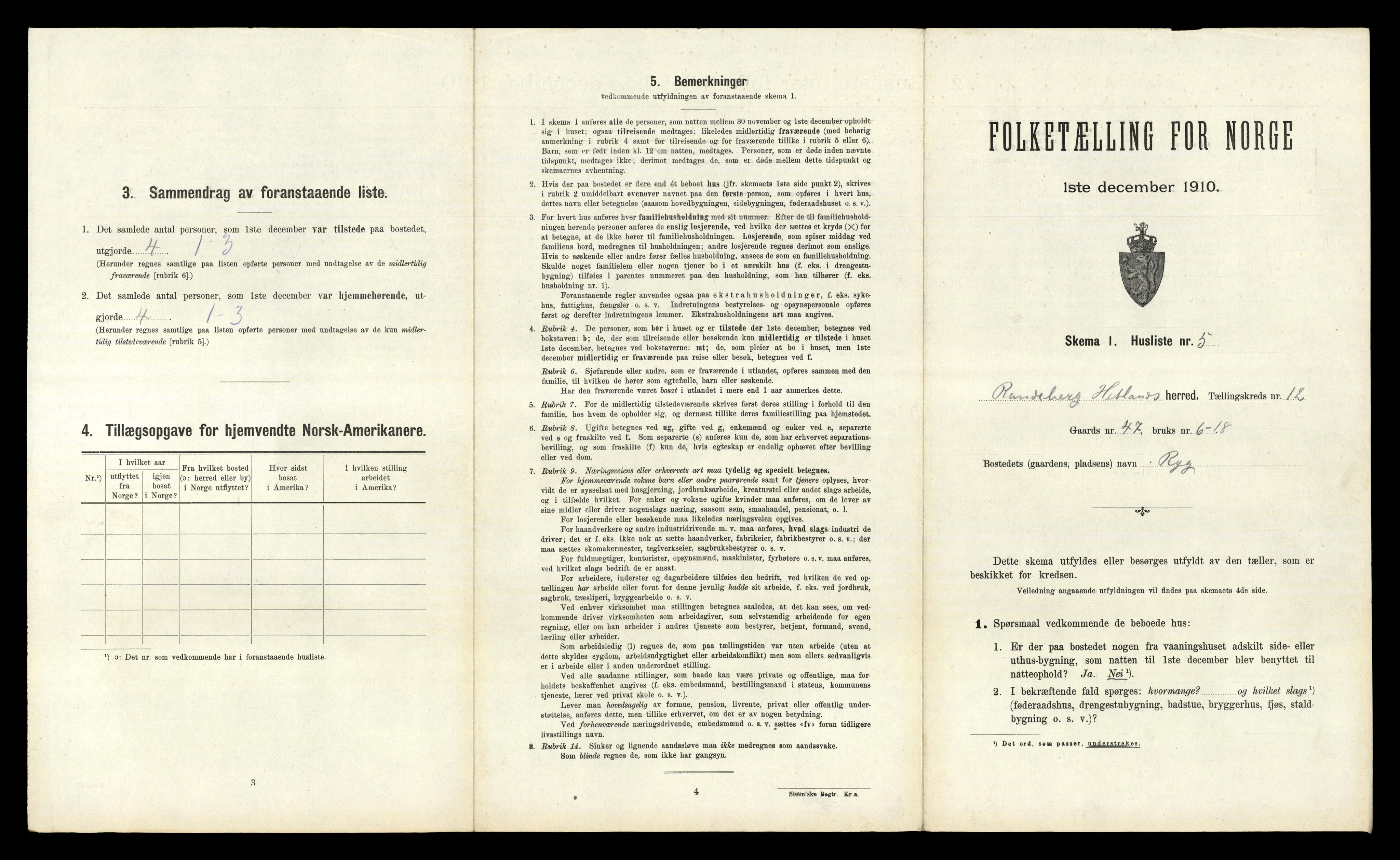 RA, 1910 census for Hetland, 1910, p. 1889