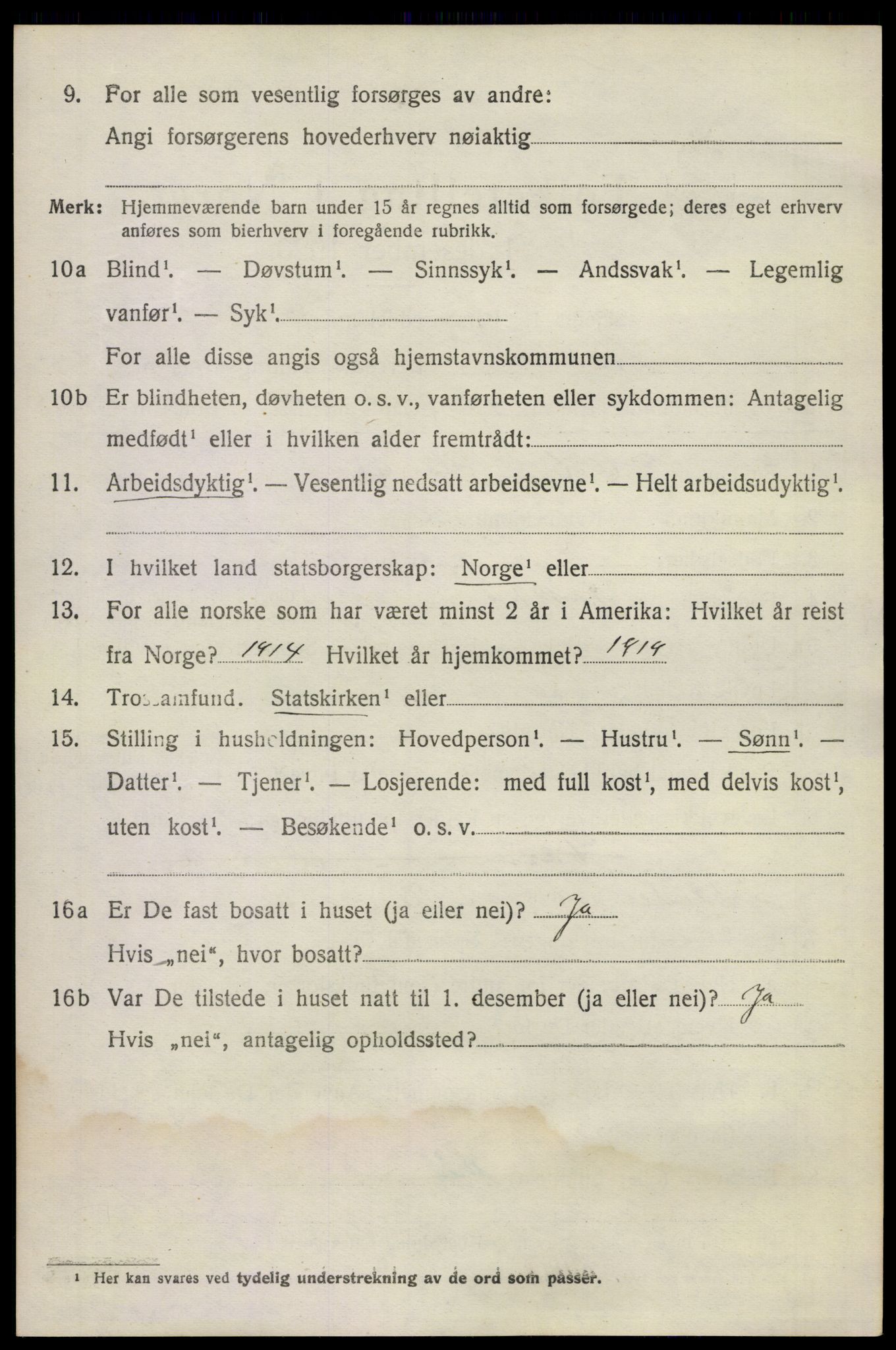SAKO, 1920 census for Stokke, 1920, p. 10877
