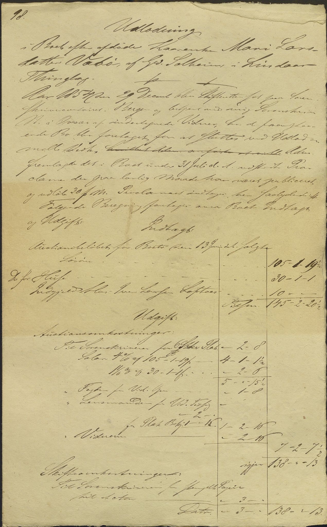 Nordhordland sorenskrivar, AV/SAB-A-2901/1/H/Hd/Hdb/L0002: Konsept til utlodningar, 1853-1854, p. 216