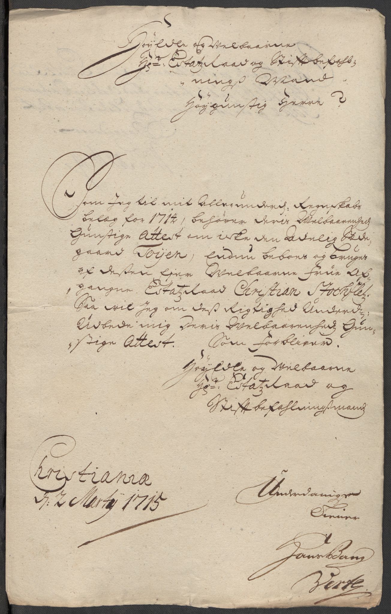 Rentekammeret inntil 1814, Reviderte regnskaper, Fogderegnskap, AV/RA-EA-4092/R10/L0451: Fogderegnskap Aker og Follo, 1713-1714, p. 436