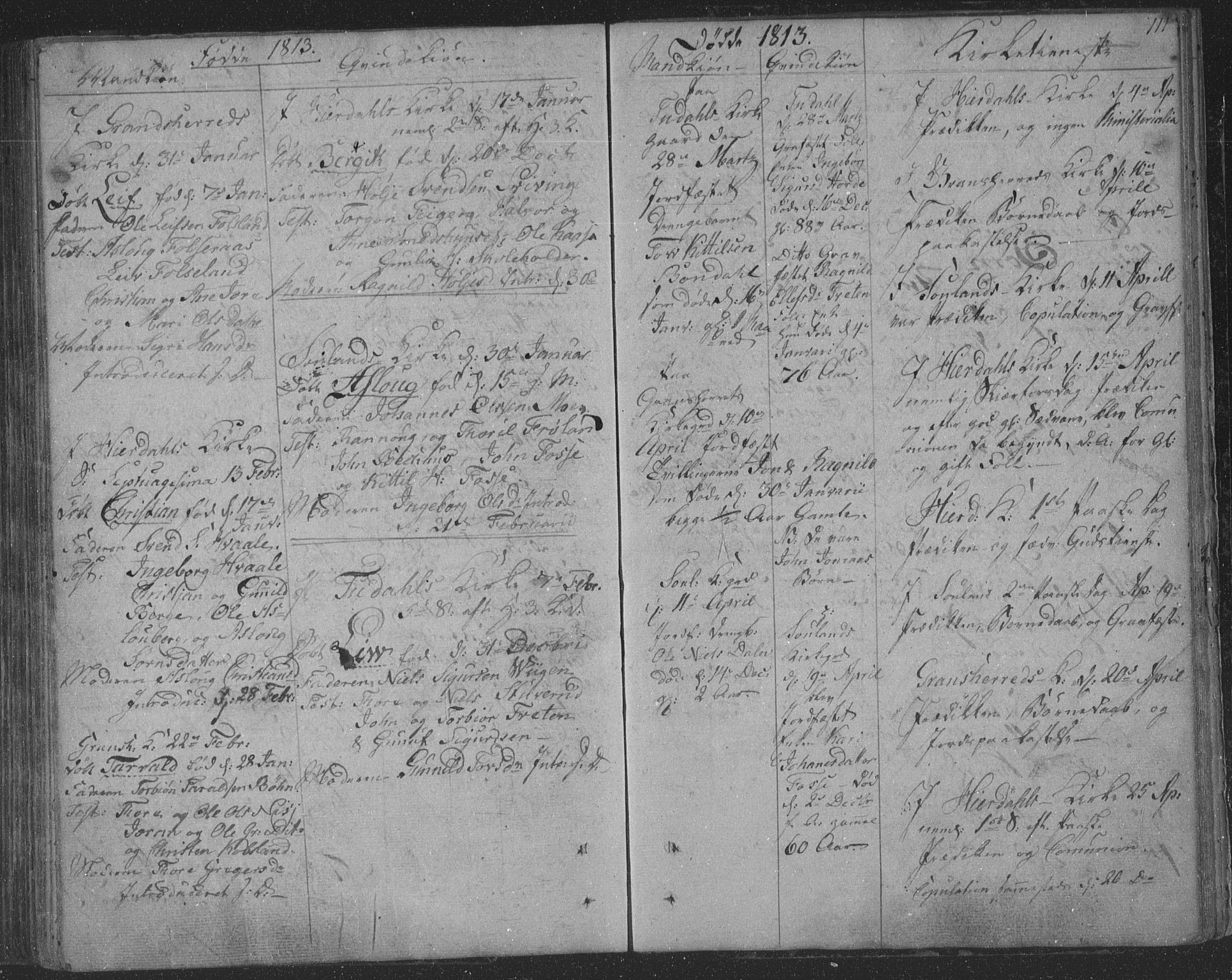 Hjartdal kirkebøker, AV/SAKO-A-270/F/Fa/L0006: Parish register (official) no. I 6, 1801-1814, p. 111