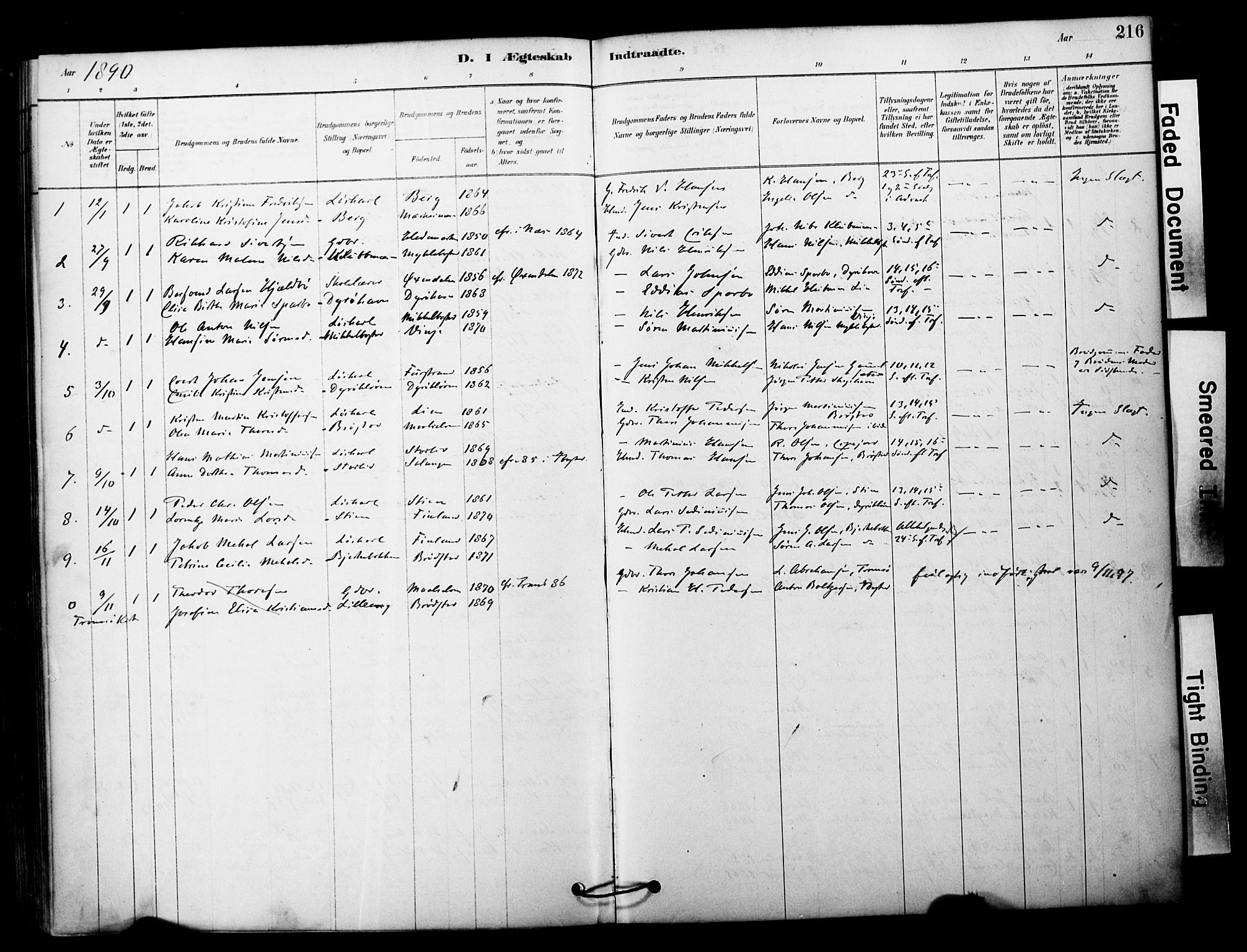Tranøy sokneprestkontor, SATØ/S-1313/I/Ia/Iaa/L0011kirke: Parish register (official) no. 11, 1878-1904, p. 216