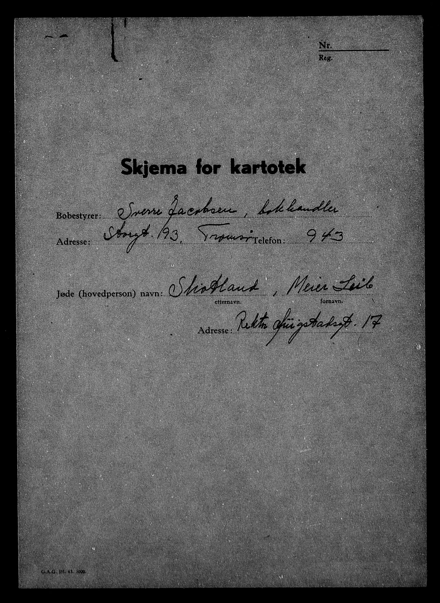 Justisdepartementet, Tilbakeføringskontoret for inndratte formuer, AV/RA-S-1564/H/Hc/Hcb/L0916: --, 1945-1947, p. 175