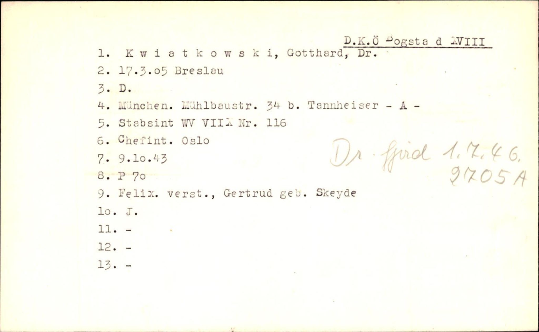 Hjemsendte tyskere , AV/RA-RAFA-6487/D/Db/L0017: Küchler-Liedkte, 1945-1947, p. 433