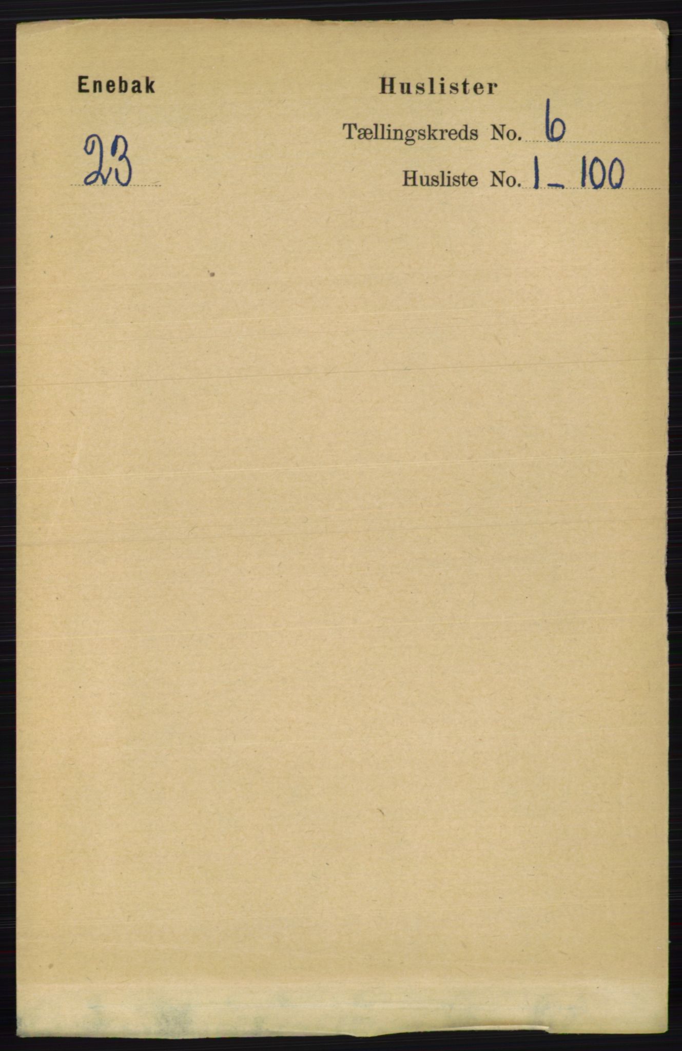RA, 1891 census for 0229 Enebakk, 1891, p. 2793