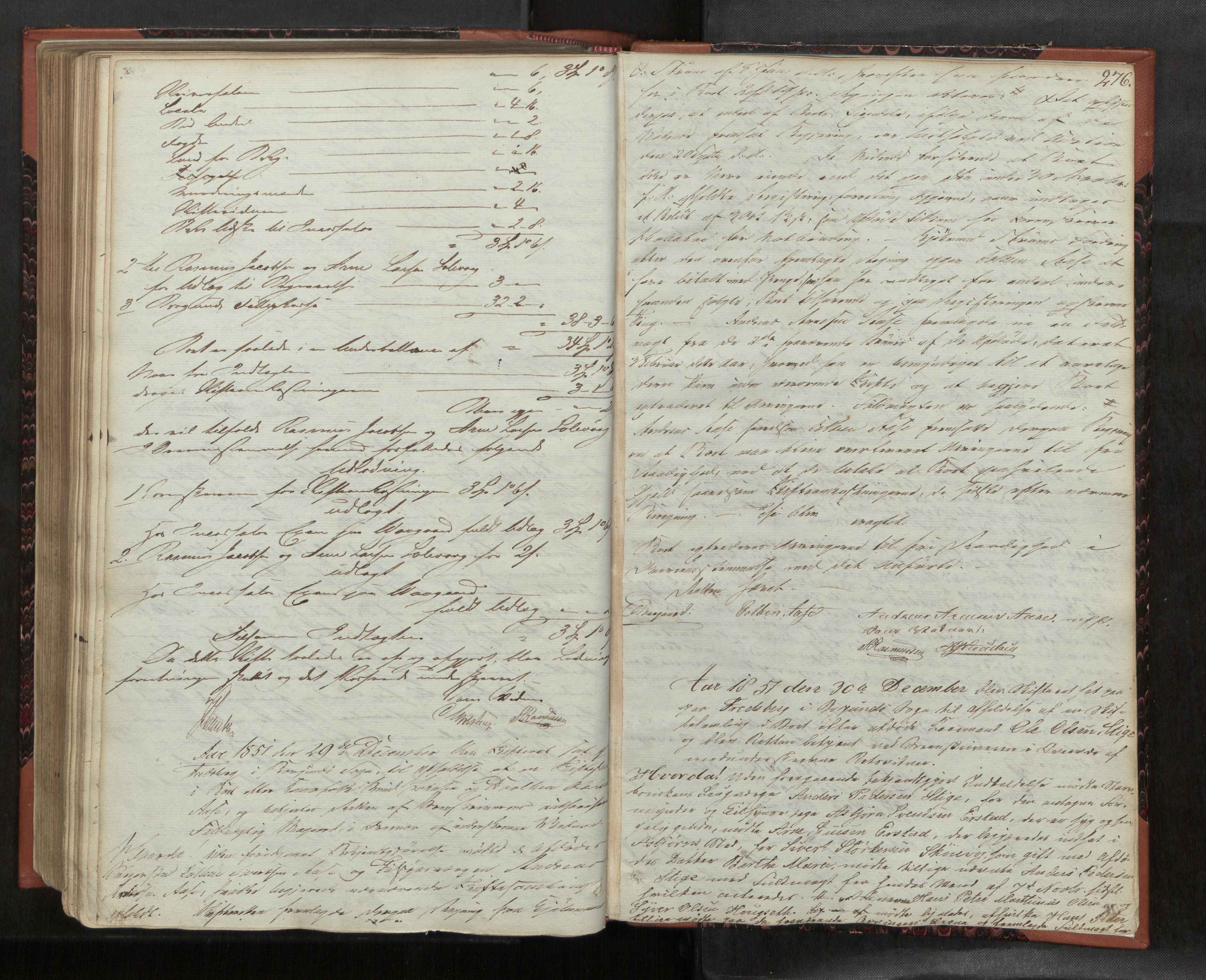 Nordre Sunnmøre sorenskriveri, AV/SAT-A-0006/1/3/3B/L0001: Skiftebehandlingsprotokoll, 1846-1852, p. 276