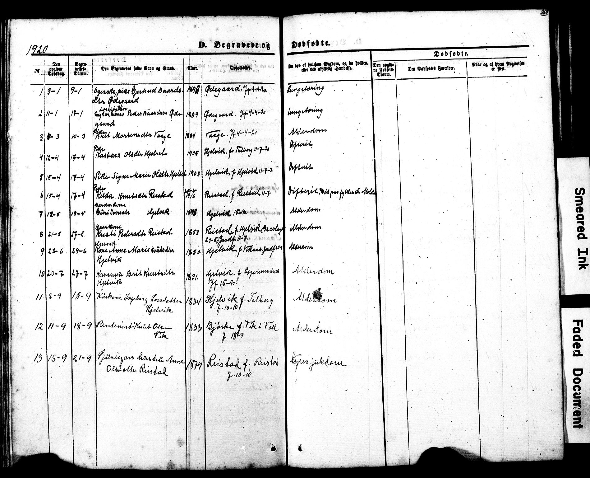 Ministerialprotokoller, klokkerbøker og fødselsregistre - Møre og Romsdal, SAT/A-1454/550/L0618: Parish register (copy) no. 550C01, 1870-1927, p. 263