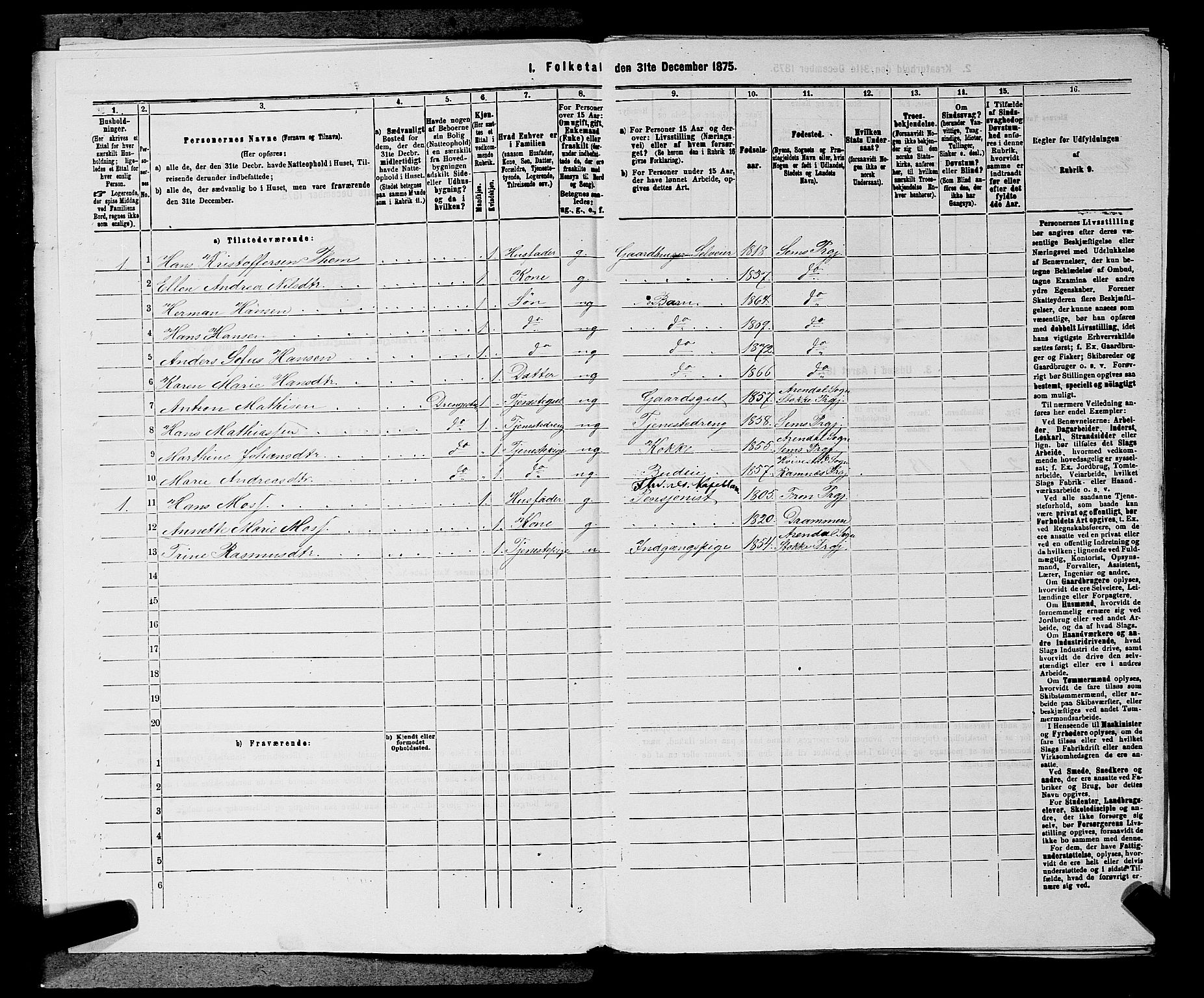 SAKO, 1875 census for 0721P Sem, 1875, p. 370