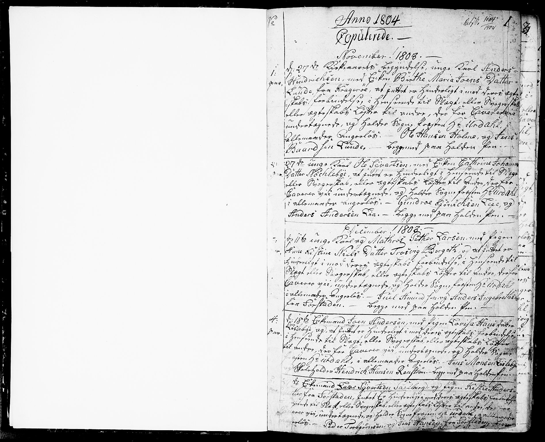 Glemmen prestekontor Kirkebøker, SAO/A-10908/F/Fa/L0003: Parish register (official) no. 3, 1803-1815, p. 0-1