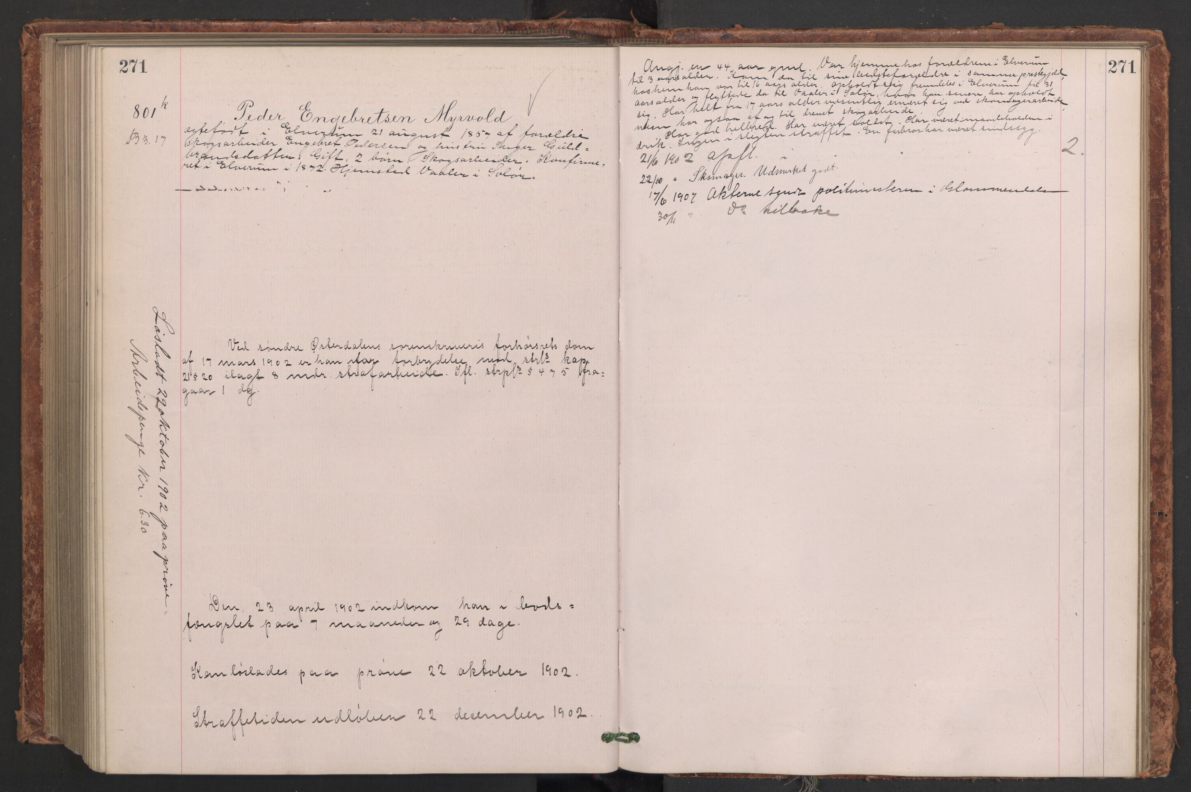 Botsfengslet, AV/RA-S-1539/D/Db/Dbb/L0036: 531k - 825k, 1901-1902, p. 271