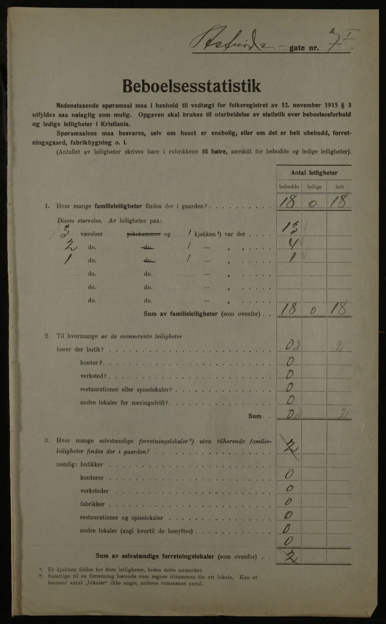 OBA, Municipal Census 1923 for Kristiania, 1923, p. 19164