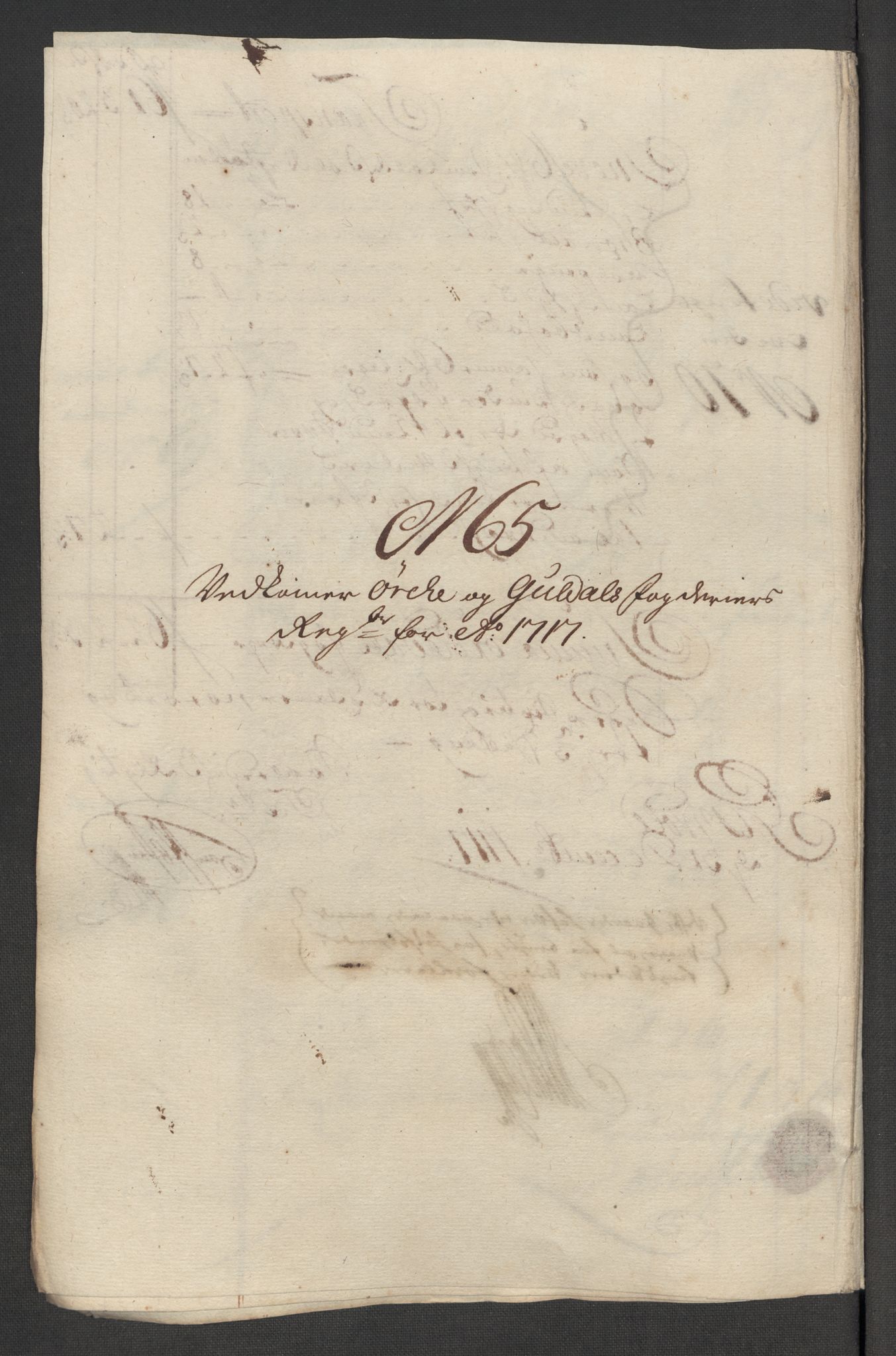 Rentekammeret inntil 1814, Reviderte regnskaper, Fogderegnskap, RA/EA-4092/R60/L3969: Fogderegnskap Orkdal og Gauldal, 1717, p. 497