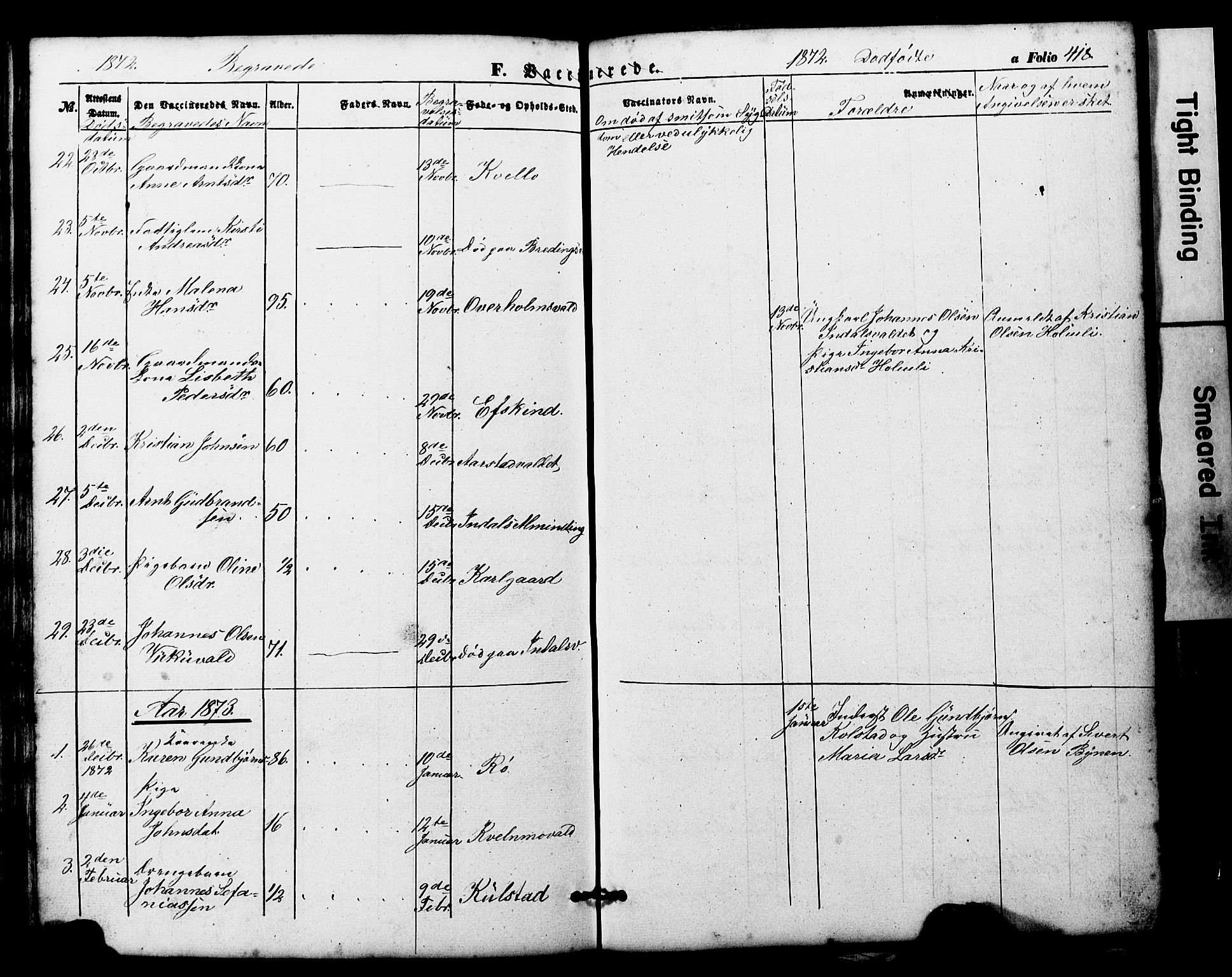 Ministerialprotokoller, klokkerbøker og fødselsregistre - Nord-Trøndelag, SAT/A-1458/724/L0268: Parish register (copy) no. 724C04, 1846-1878, p. 418