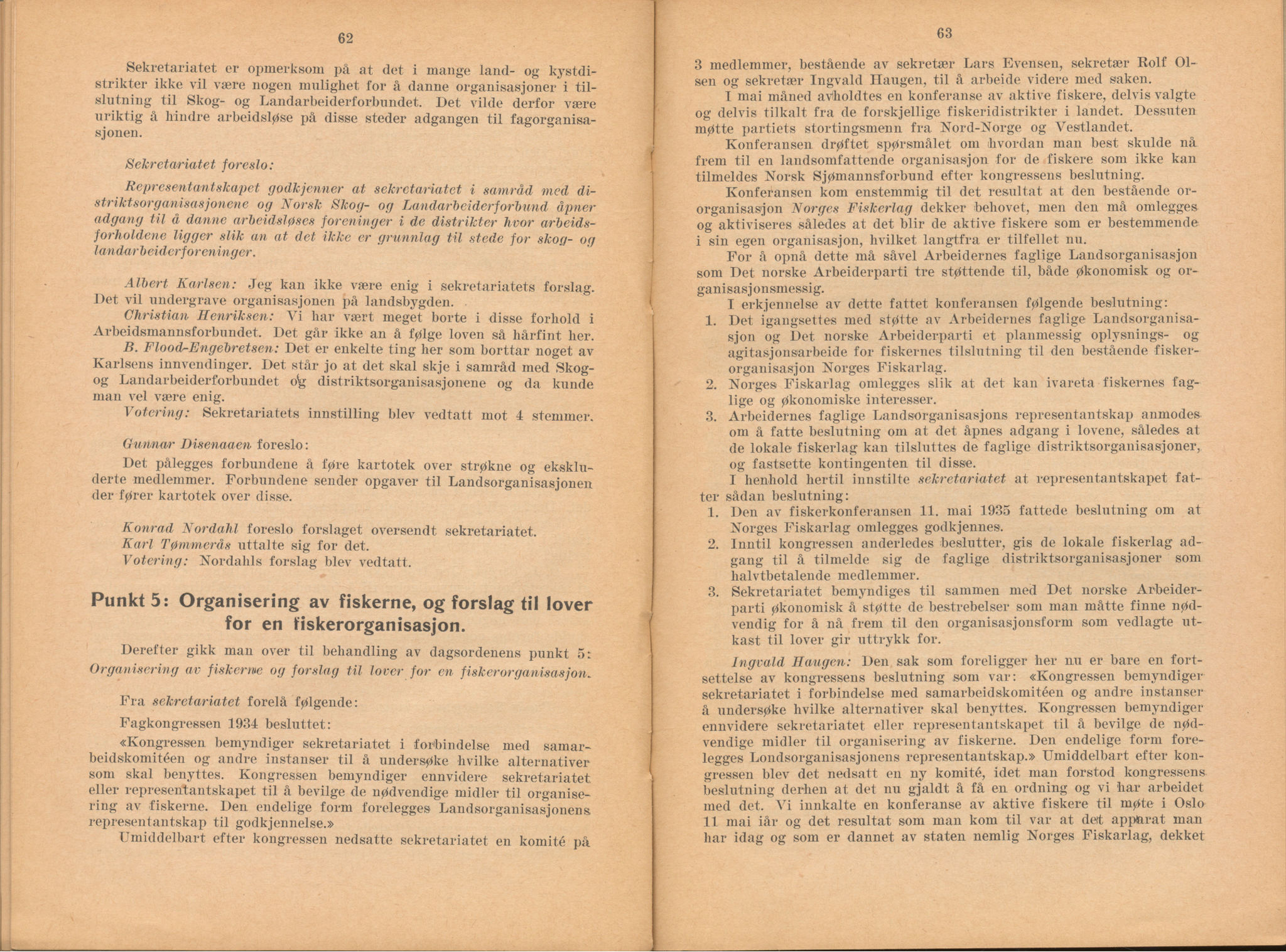 Landsorganisasjonen i Norge, AAB/ARK-1579, 1911-1953, p. 185