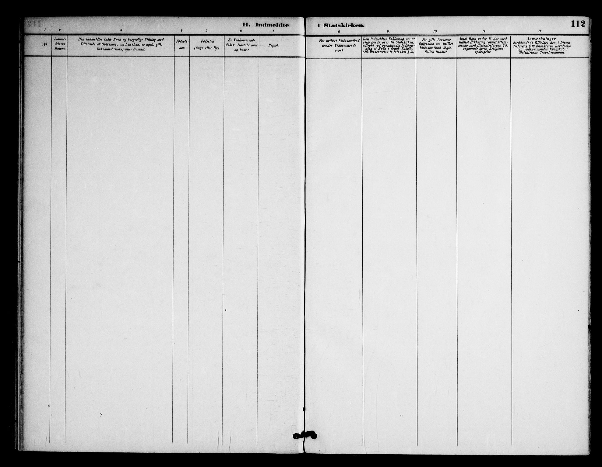 Ås prestekontor Kirkebøker, AV/SAO-A-10894/F/Fc/L0002: Parish register (official) no. III 2, 1892-1924, p. 112